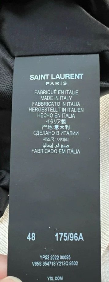 Saint Laurent Paris × Yves Saint Laurent Saint Laurent SLP baseball jacket2410-Nextarrow Size US M / EU 48-50 / 2 - 5 Thumbnail