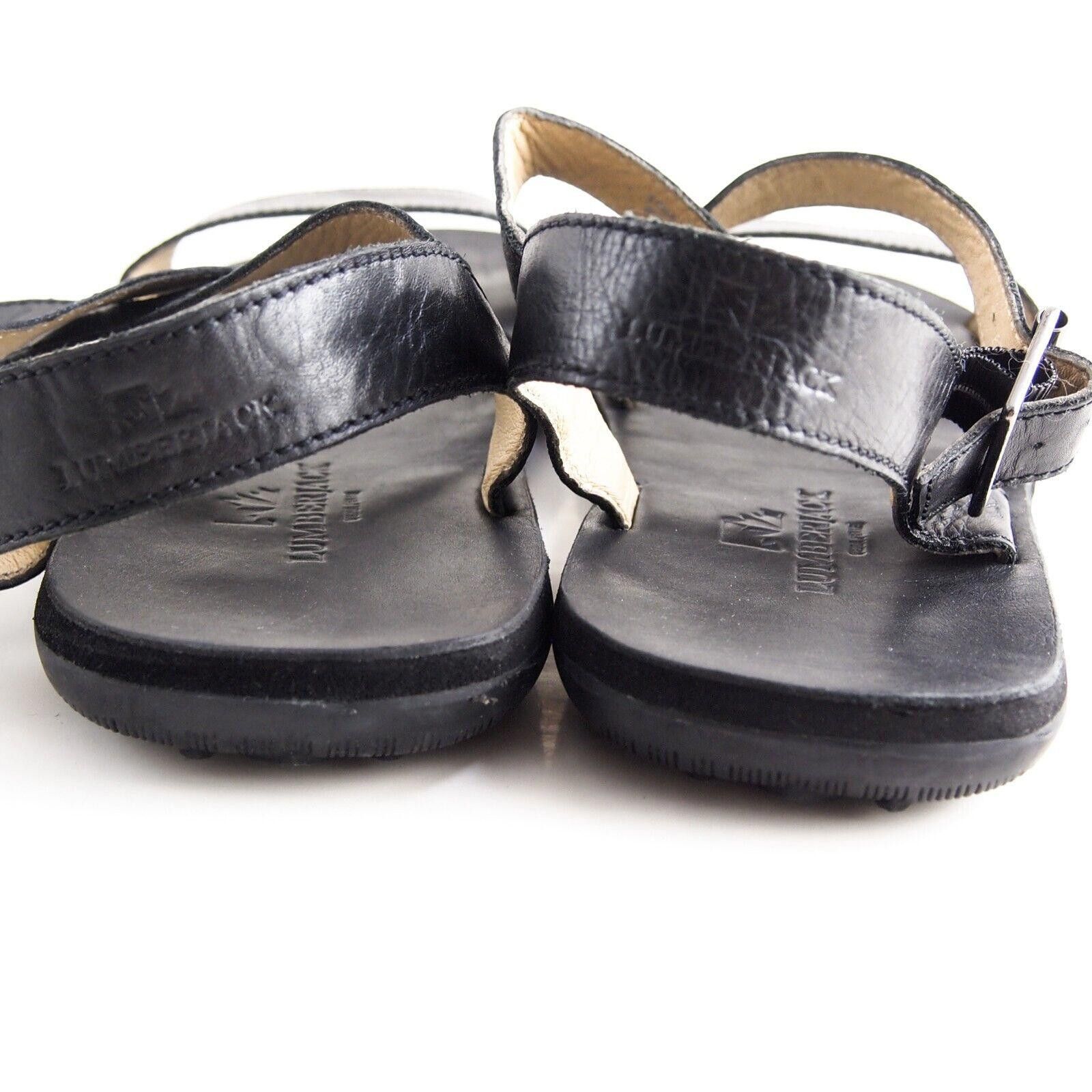 Designer Lumberjack Gladiator Strappy Sandals Black EU 45 US 12 Size US 12 / EU 45 - 6 Thumbnail