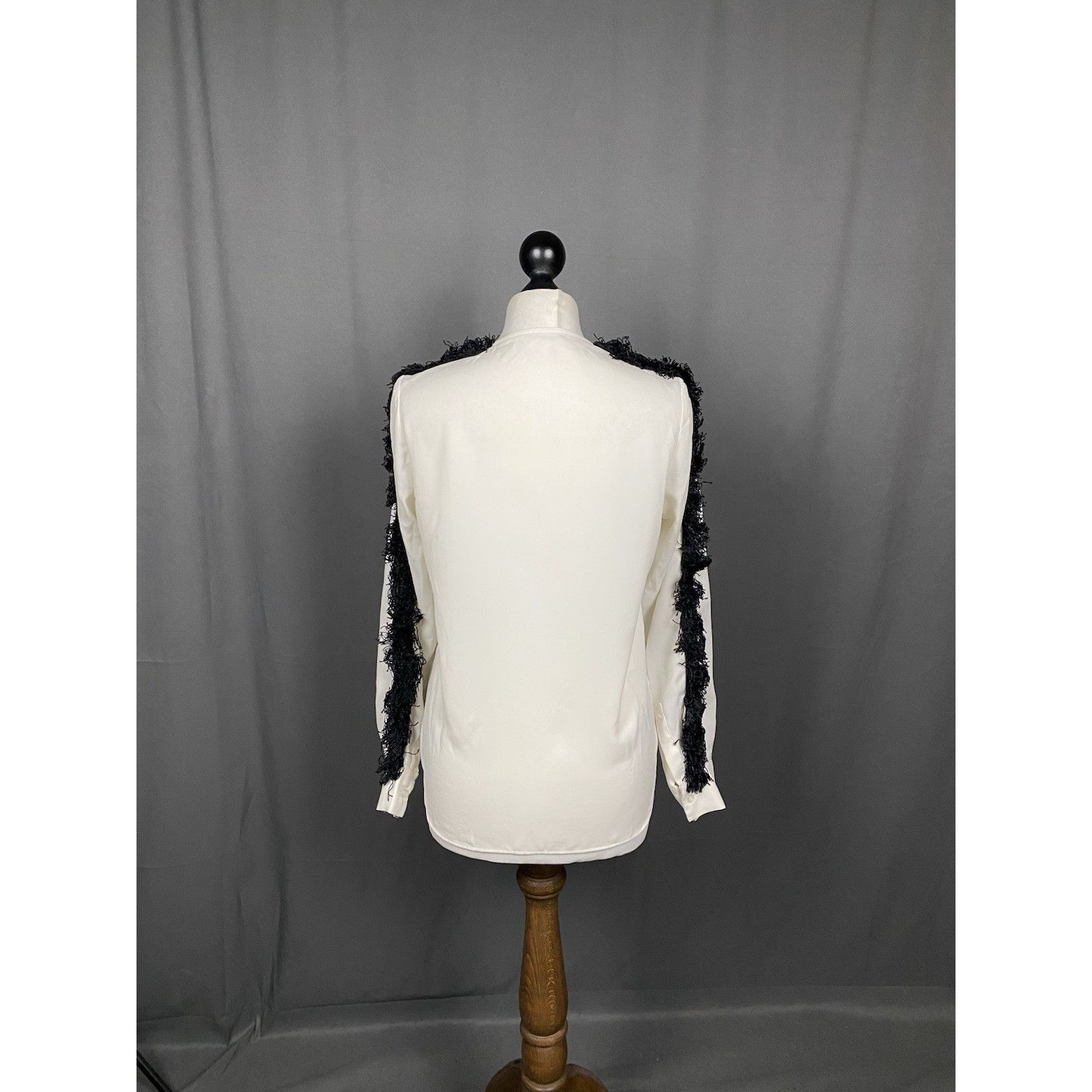Chloe Chloe Vintage Lace Women's White Longsleeve Silk Shirt Size Size XS / US 0-2 / IT 36-38 - 7 Thumbnail