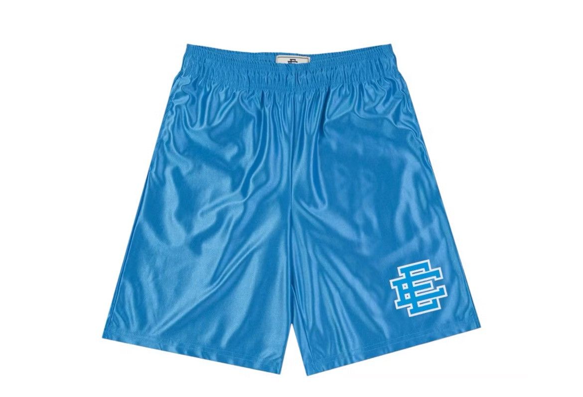 Eric Emanuel Eric Emanuel shiny victory blue baggy shorts medium Size US 30 / EU 46 - 1 Thumbnail
