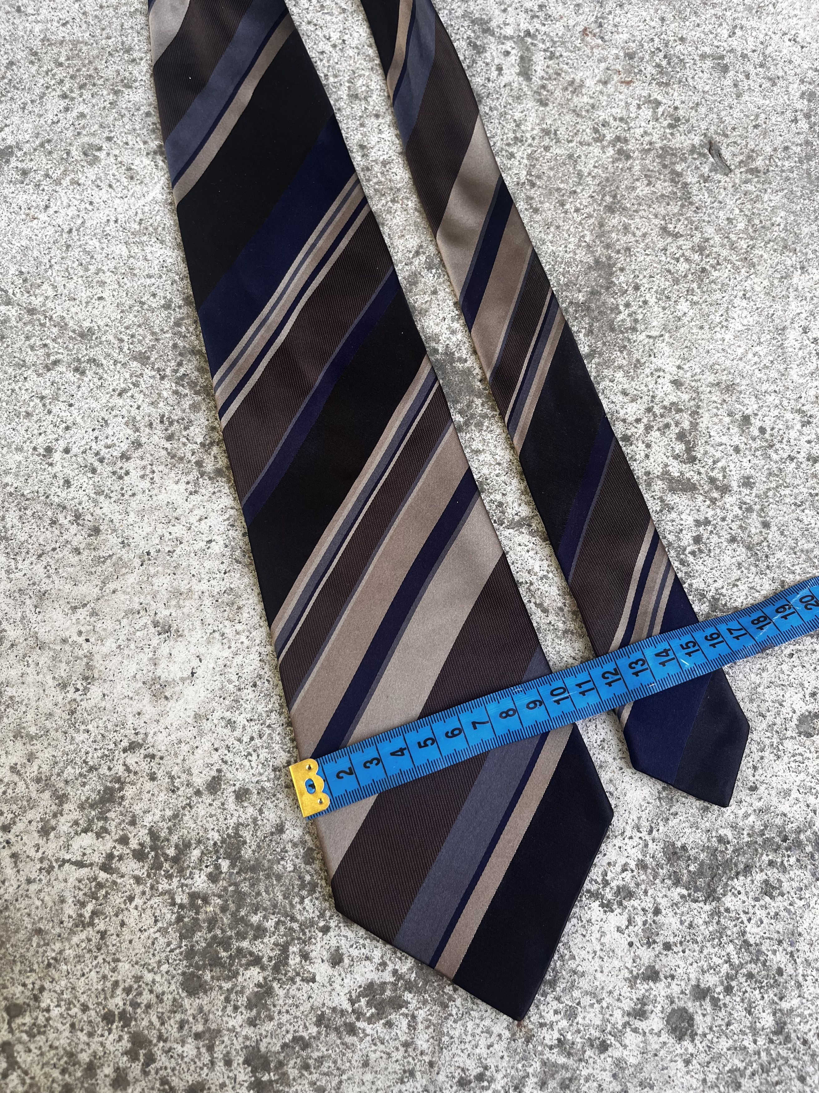 Dolce & Gabbana Dolce & Gabbana Vintage Striped Silk Tie Size ONE SIZE - 2 Thumbnail