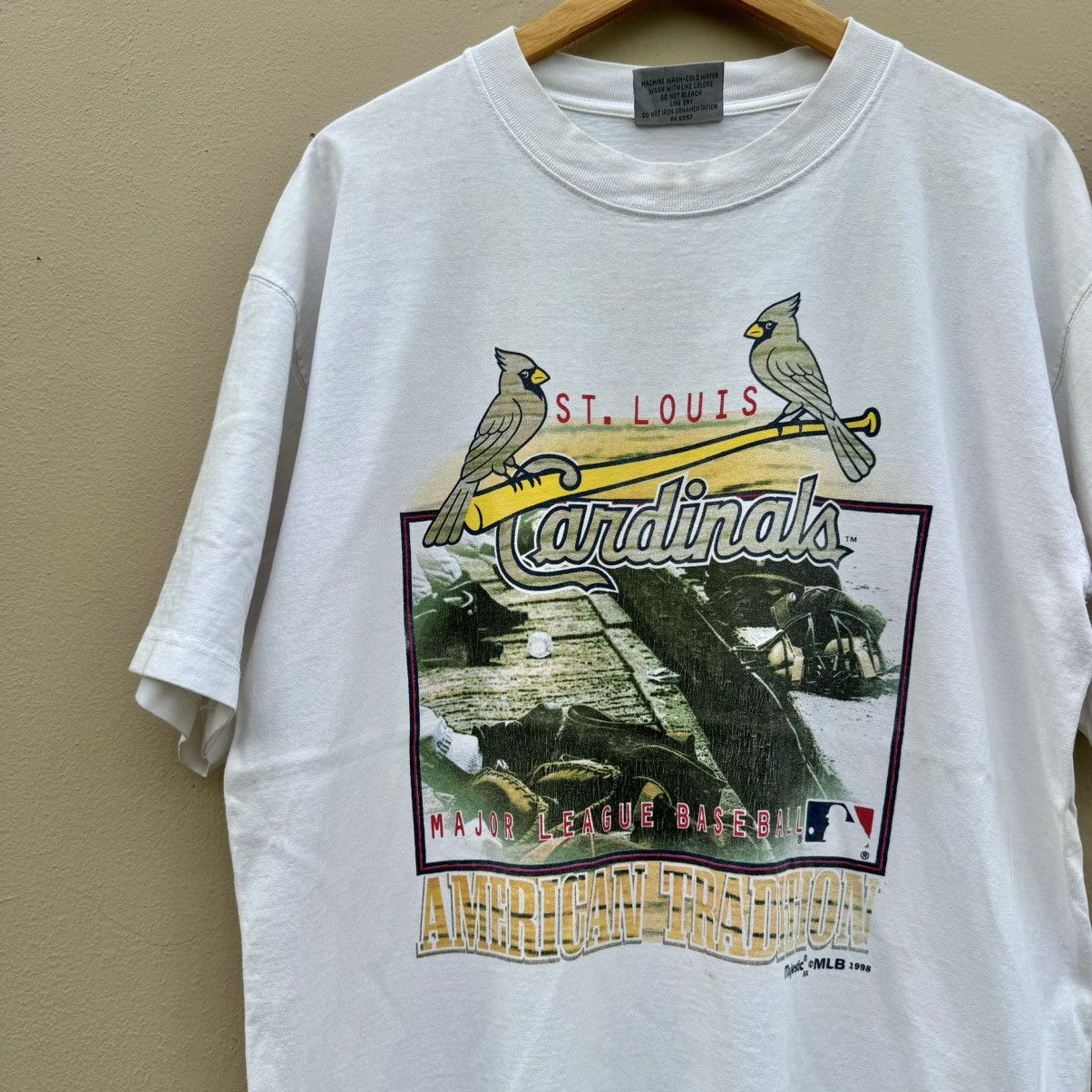 MLB × Vintage Vintage st louis cardinals MLB 1998 tee Size US M / EU 48-50 / 2 - 2 Thumbnail