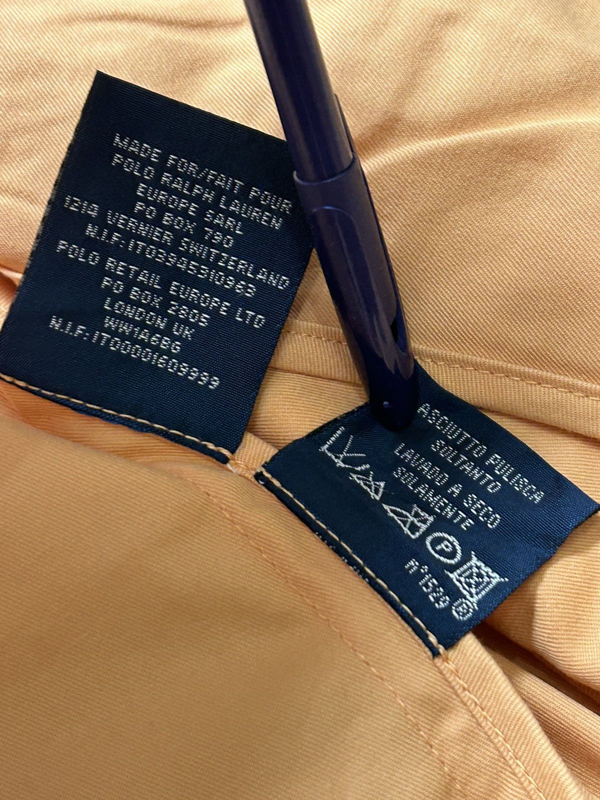 Polo Ralph Lauren × Ralph Lauren × Vintage Vintage 90s Polo Ralph Lauren 3 Button 100% Cotton Blazer Size 46R - 7 Thumbnail