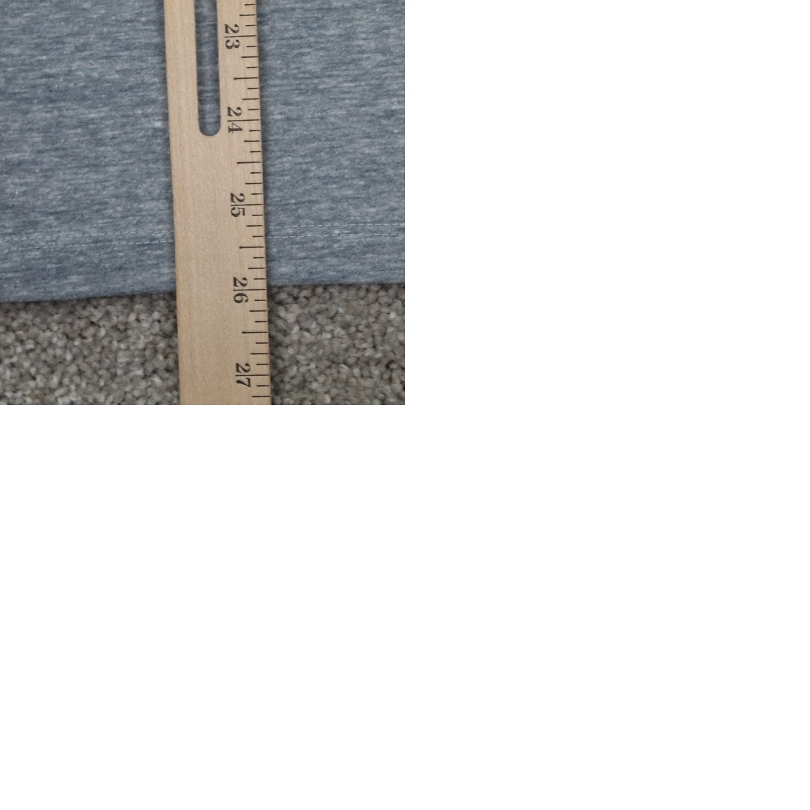 Yeti Yeti Shirt Womens Large Gray Stripe Cotton/Poly/Rayon S/S Pullover NWT Size L / US 10 / IT 46 - 9 Thumbnail