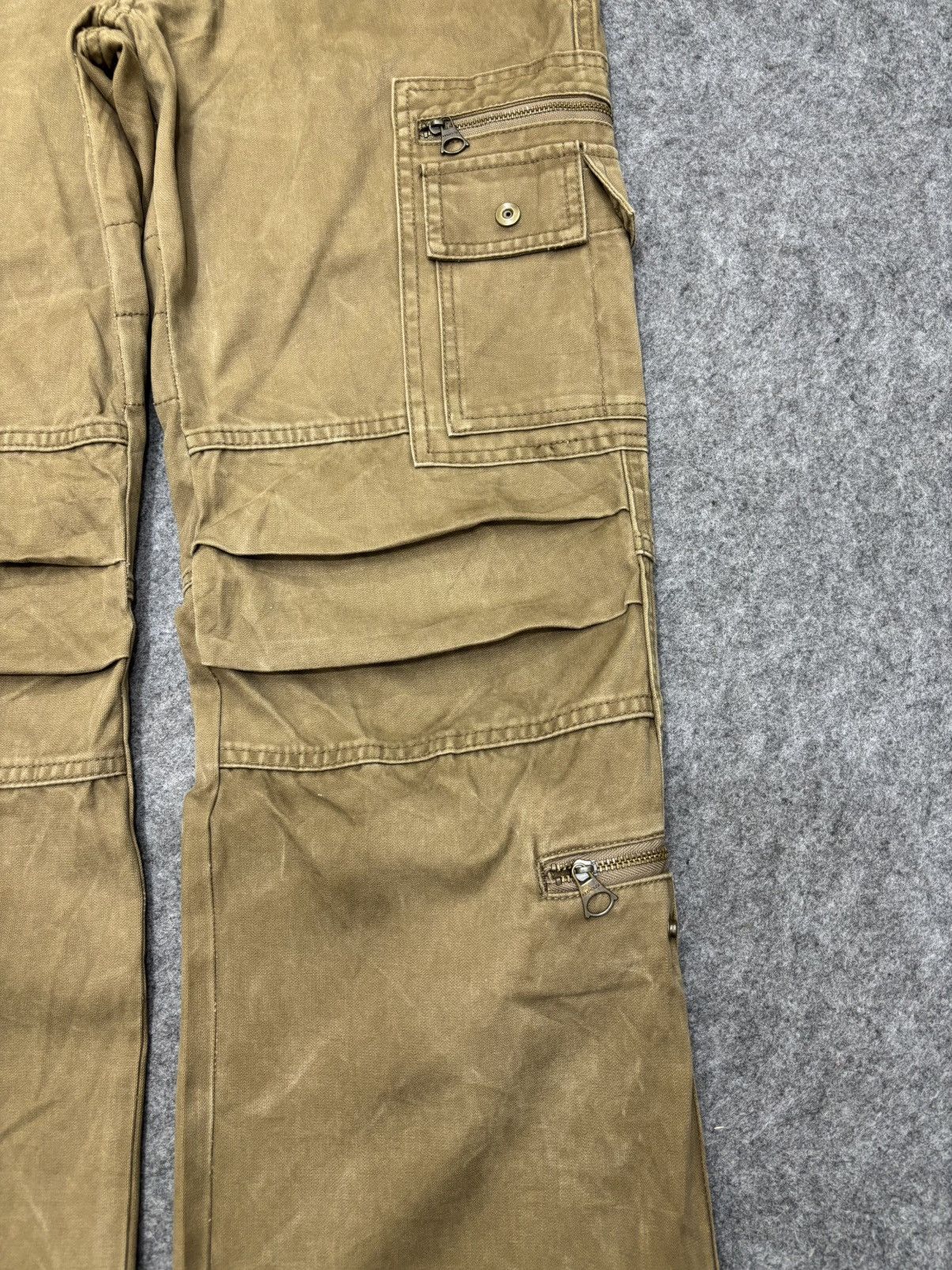 ABAHOUSE 💥Multipockets💥Sick Style Military Abahouse Cargo Pant F639 Size US 33 - 5 Thumbnail
