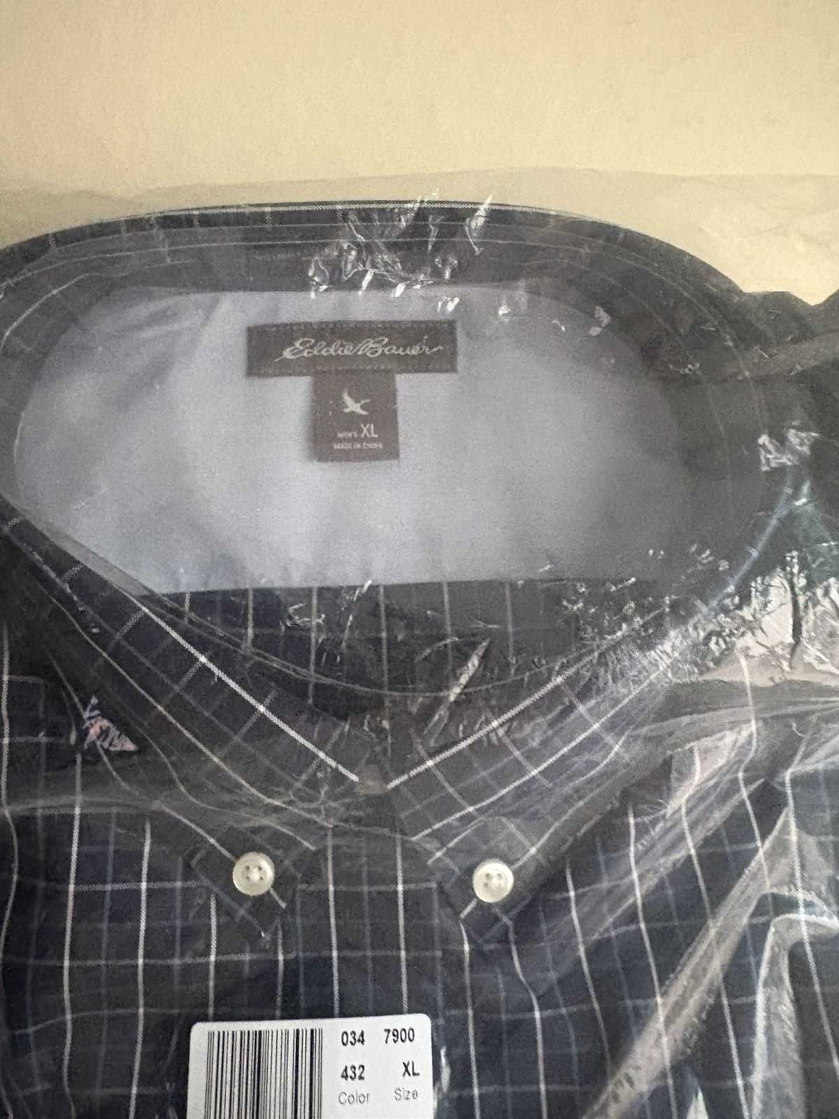 Eddie Bauer Eddie Bauer Blue Plaid Button-Up Shirt NWT Size US XL / EU 56 / 4 - 2 Thumbnail