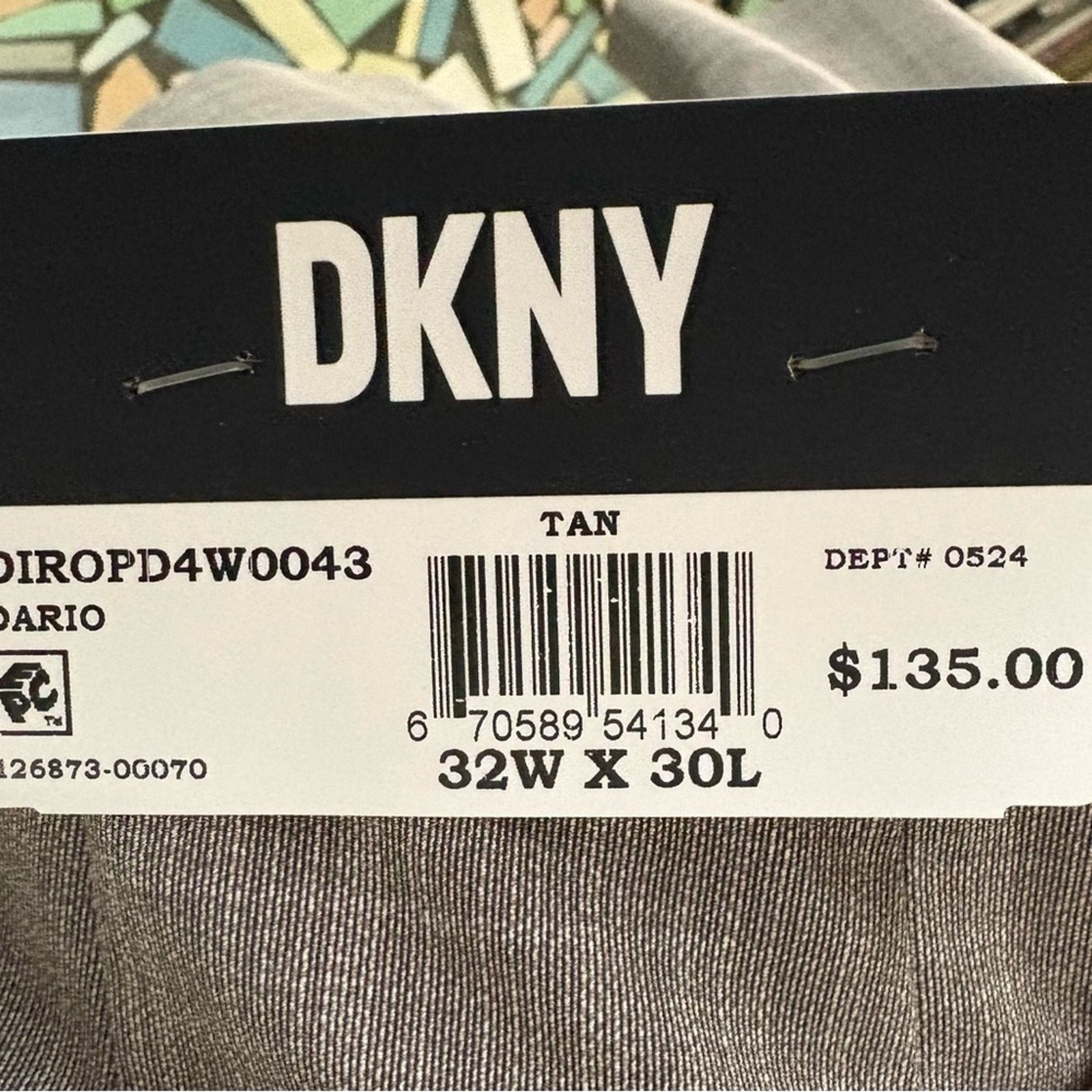 DKNY NWT- DKNY Men's Modern-Fit Natural Neat Suit -38 S Size 38S - 6 Thumbnail