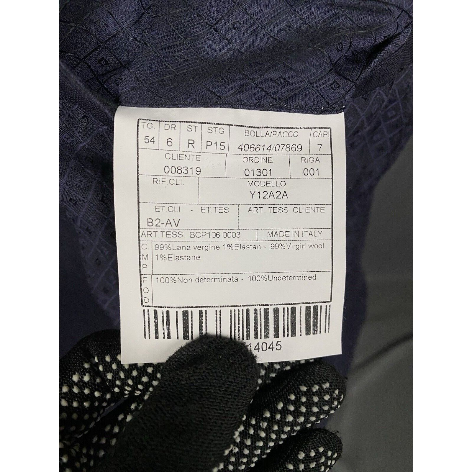 Boglioli Boglioli Men's Dark Blue Wool Blazer Jacket Size 54 Size 54R - 11 Thumbnail