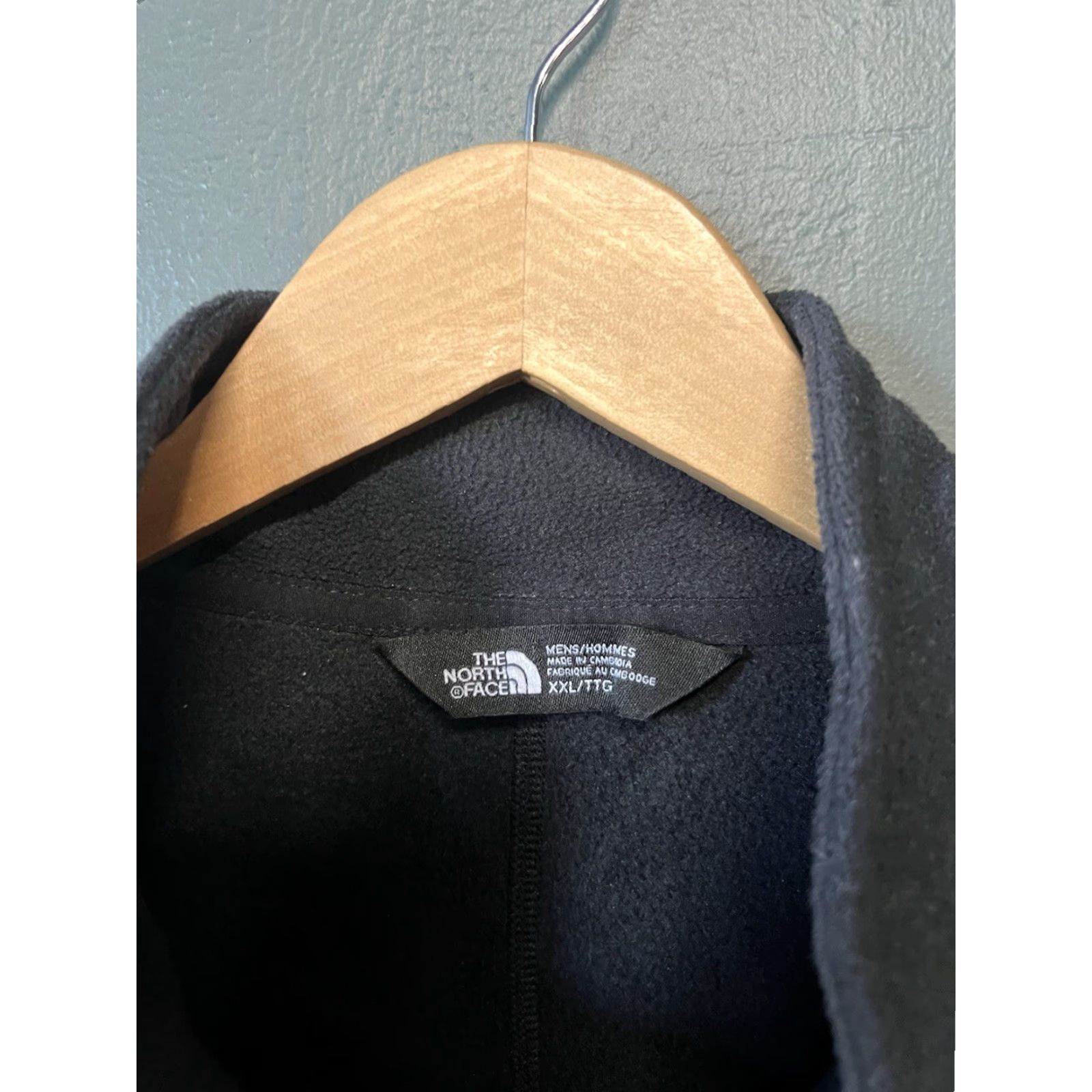 The North Face VINTAGE The North Face Mens Black Full Zip Fleece Mock Neck Jacket 2XL Size US XXL / EU 58 / 5 - 3 Thumbnail