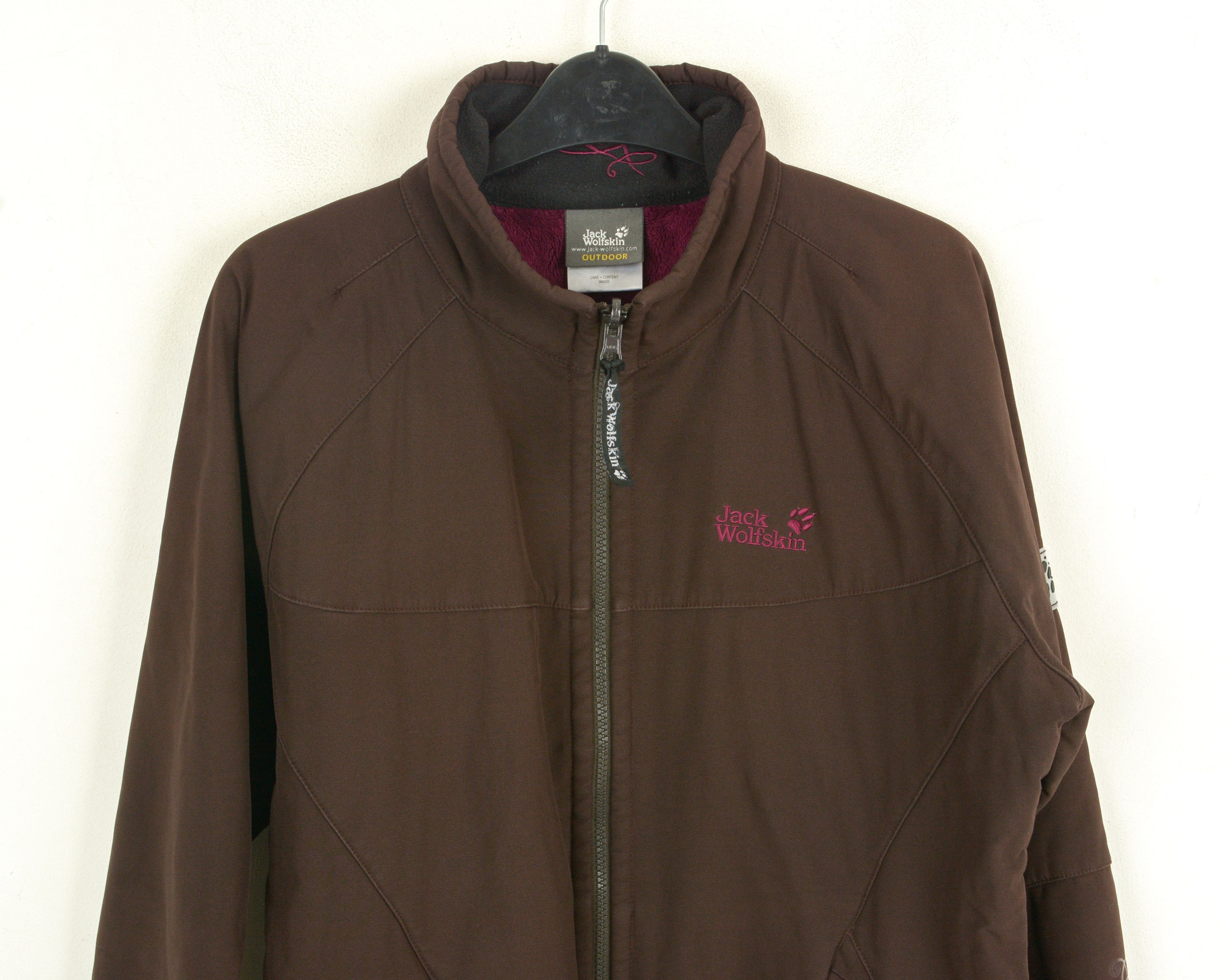 Jack Wolfskin Women L Fleece Jacket Coat Jumper softshell Sweatshirt Size L / US 10 / IT 46 - 2 Thumbnail