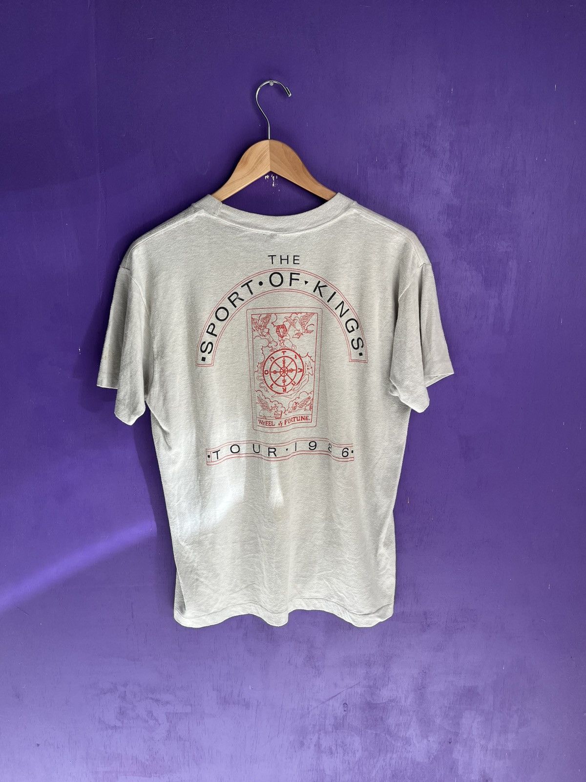 Band Tees × Vintage Vintage 1986 Triumph sports of kings tour tee Size US M / EU 48-50 / 2 - 2 Thumbnail