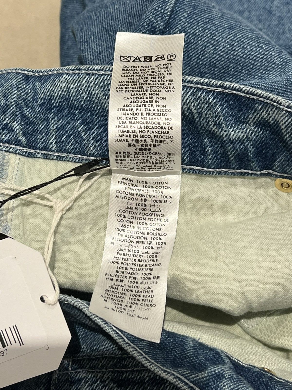 Casablanca Casablanca embroidered-design straight-leg jeans Size 38 Size US 38 / EU 54 - 9 Thumbnail