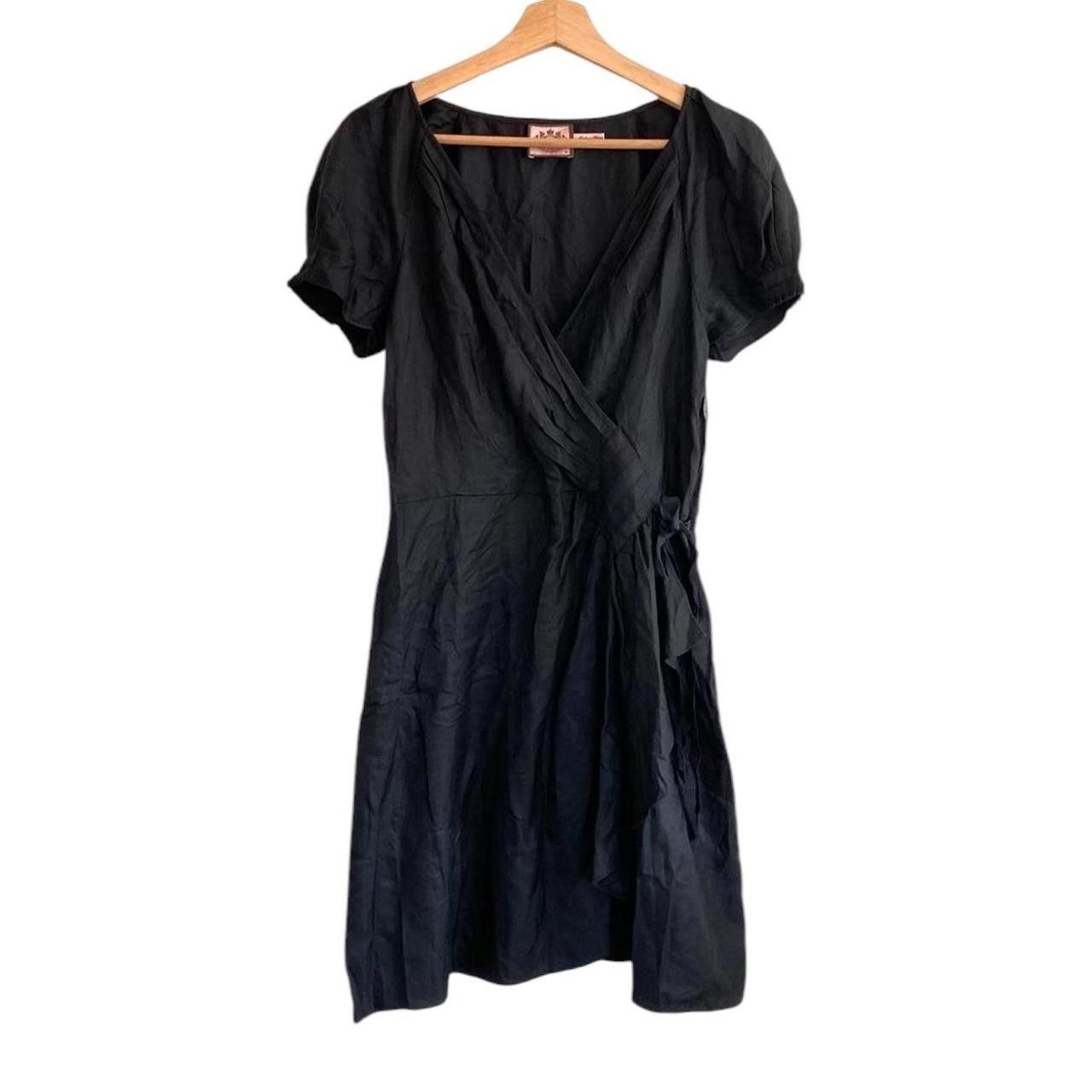 Juicy Couture JUICY COUTURE BLACK BABY DOLL MINI DRESS WOMENS SIZE 10 Size L / US 10 / IT 46 - 1 Thumbnail