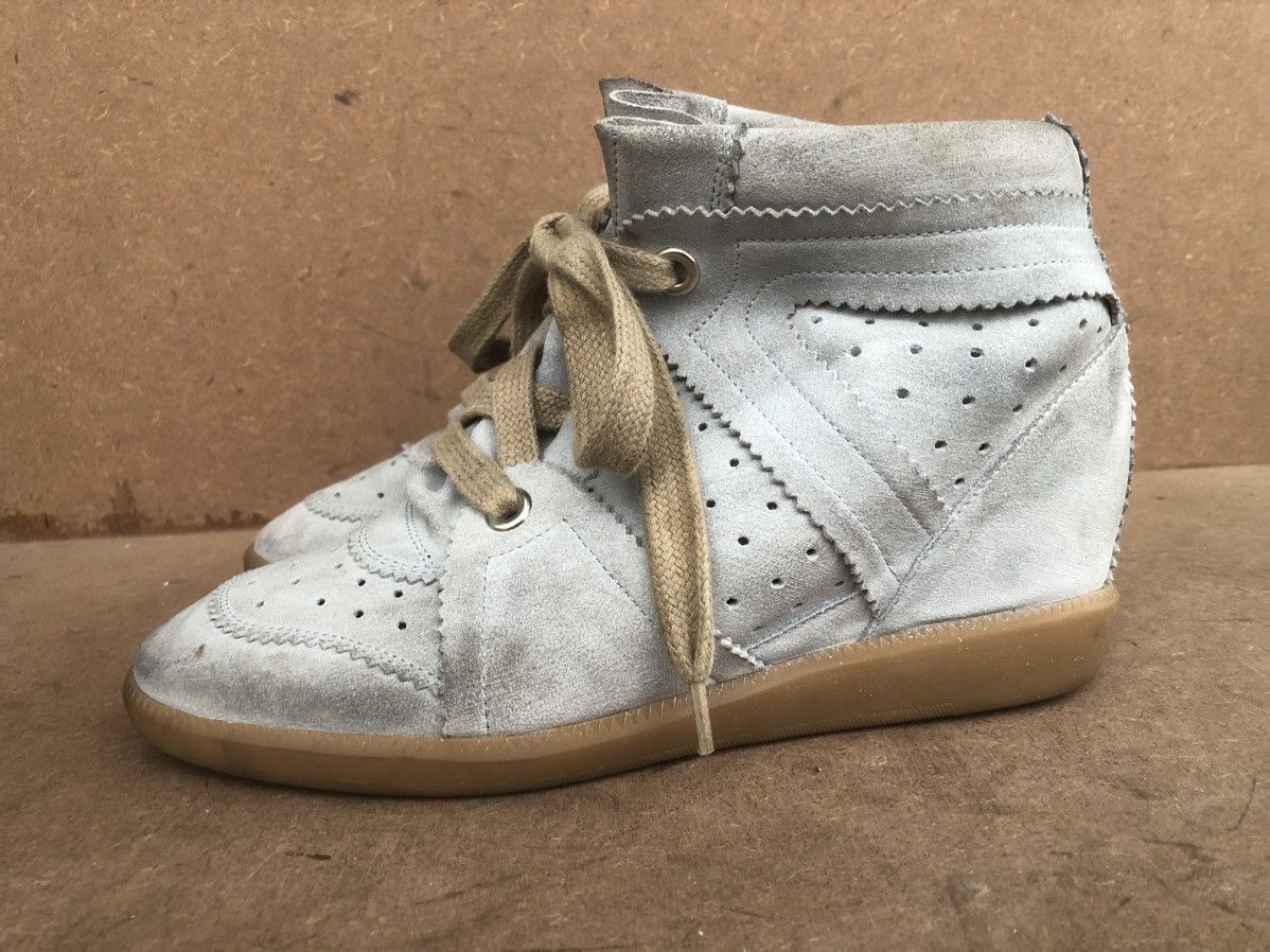 Isabel Marant Isabel Marant Wedge Blue Suede Size 39 UK6 US9 Size US 9 / IT 39 - 4 Thumbnail