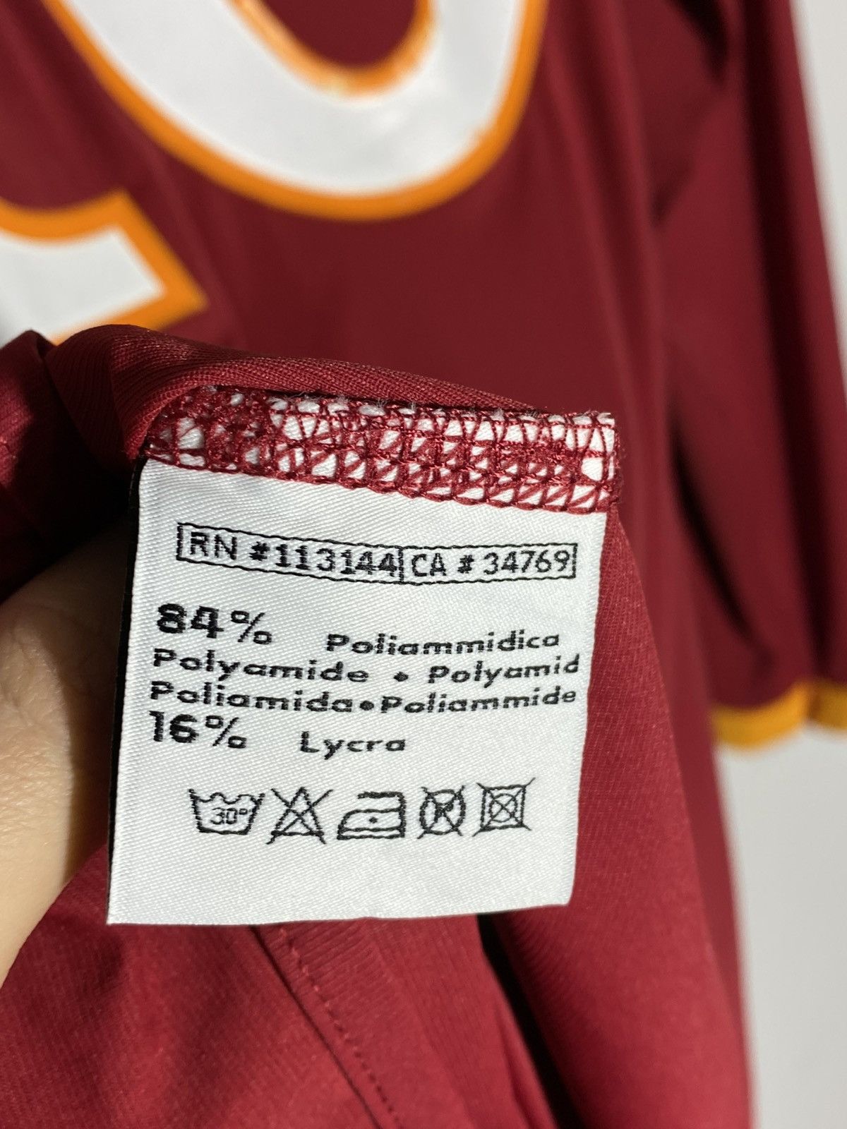Kappa Kappa AS Roma 2009 Long Sleeve #10 Totti Soccer Jersey Size US L / EU 52-54 / 3 - 19 Thumbnail