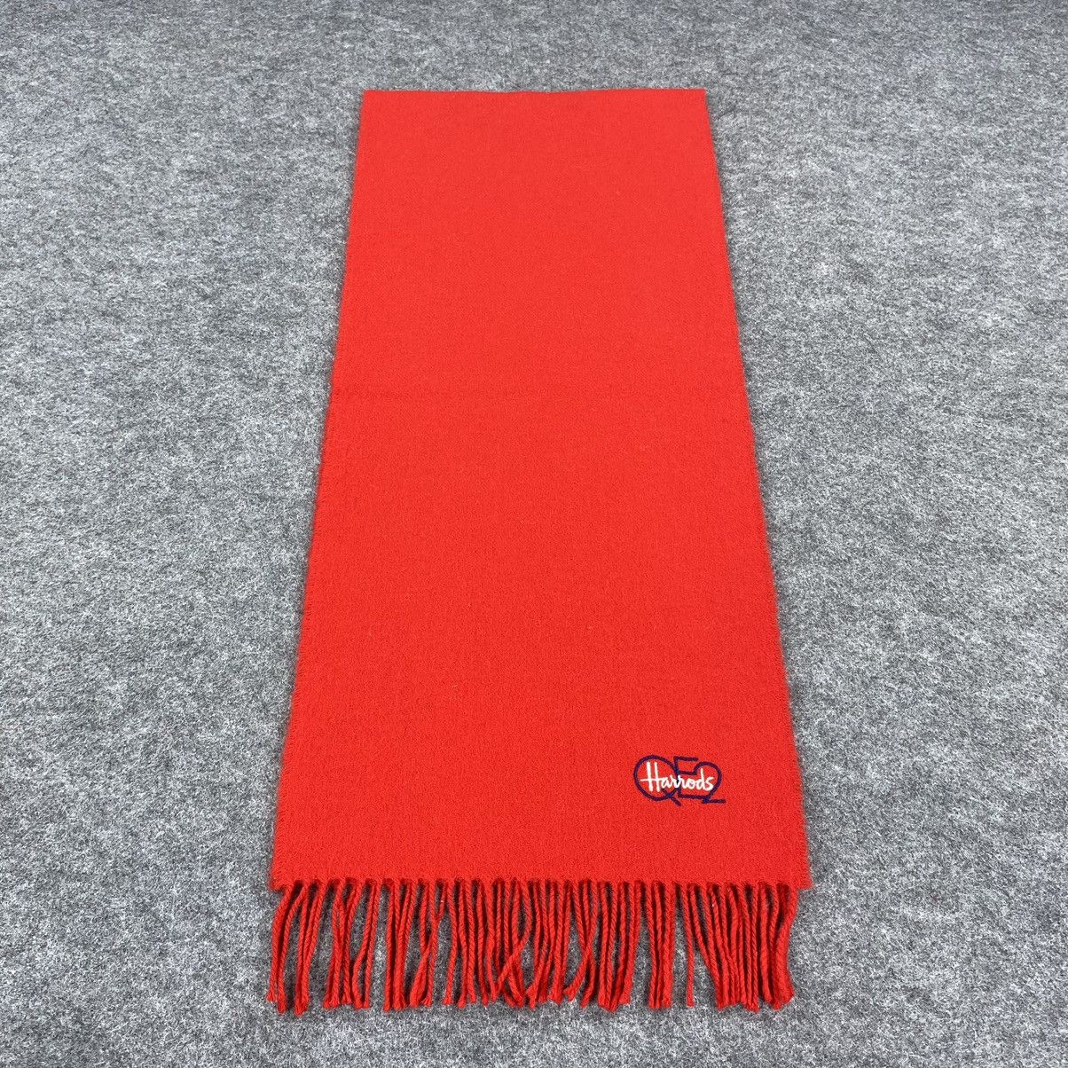 Harrods × Vintage Harrods Scarf # Muffler # Neckwear # D109 Size ONE SIZE - 4 Thumbnail