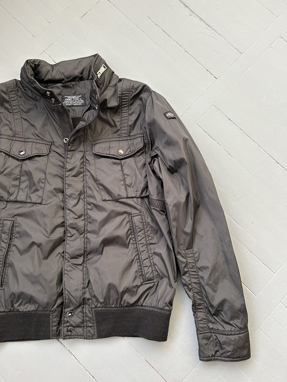 Schott Schott jacket flyers man Size US L / EU 52-54 / 3 - 3 Thumbnail