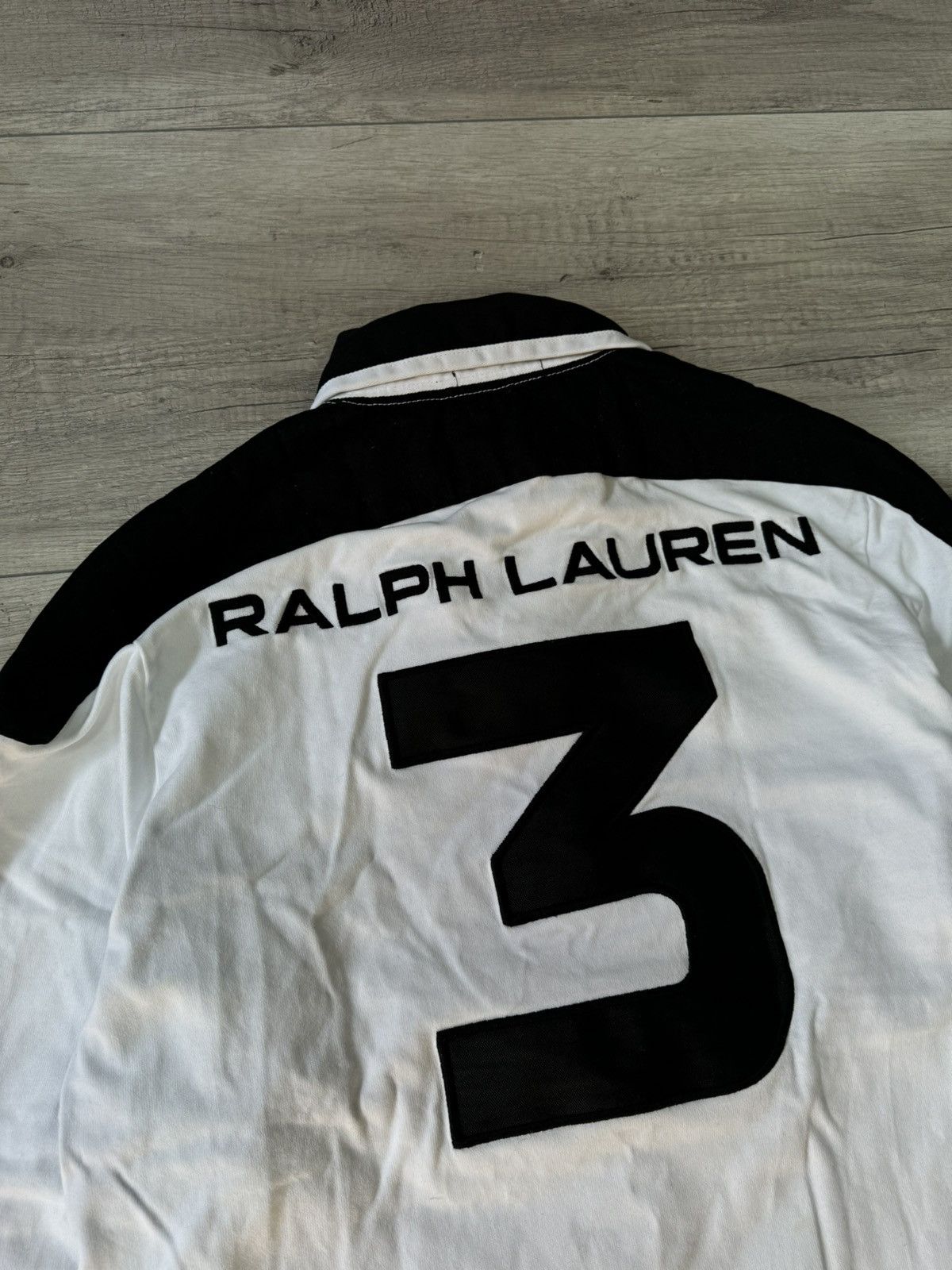 Polo Ralph Lauren Ralph Lauren Long Sleeve Polo USA Spell Out Big Logo Rare Size US M / EU 48-50 / 2 - 10 Thumbnail