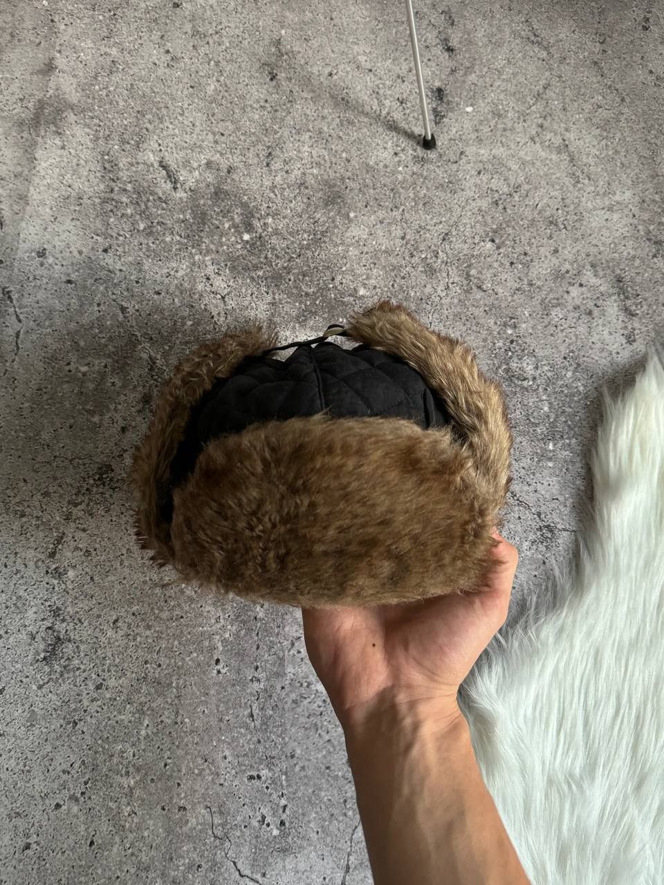 Vintage Vintage Y2K Trapper Fur Fluffy Hat Ushanka Faux USA Size ONE SIZE - 8 Thumbnail