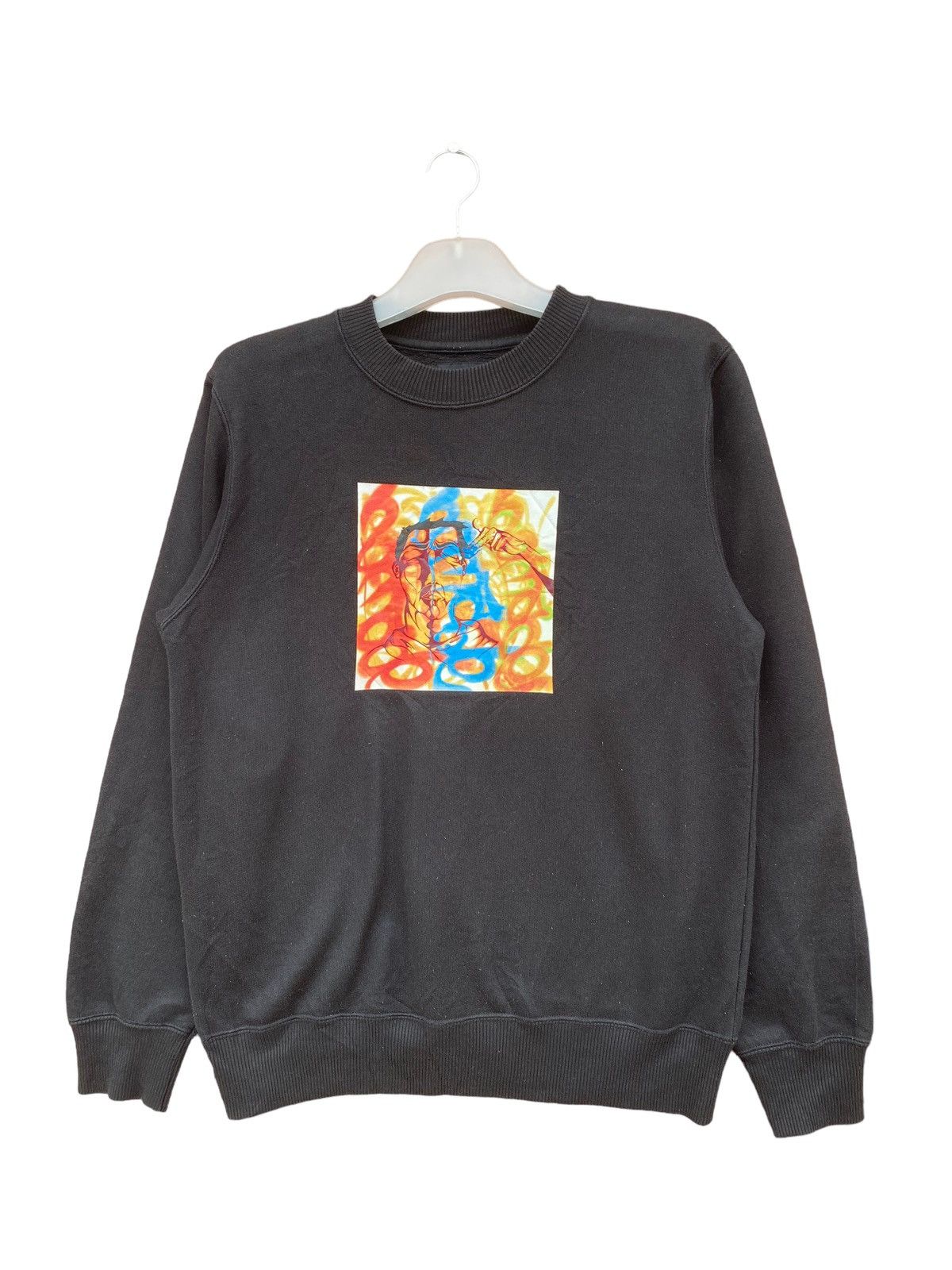 agnes b. Agnes B. Tshirt de Artiste Malik Bougouffa Sweatshirt Size US S / EU 44-46 / 1 - 1 Thumbnail