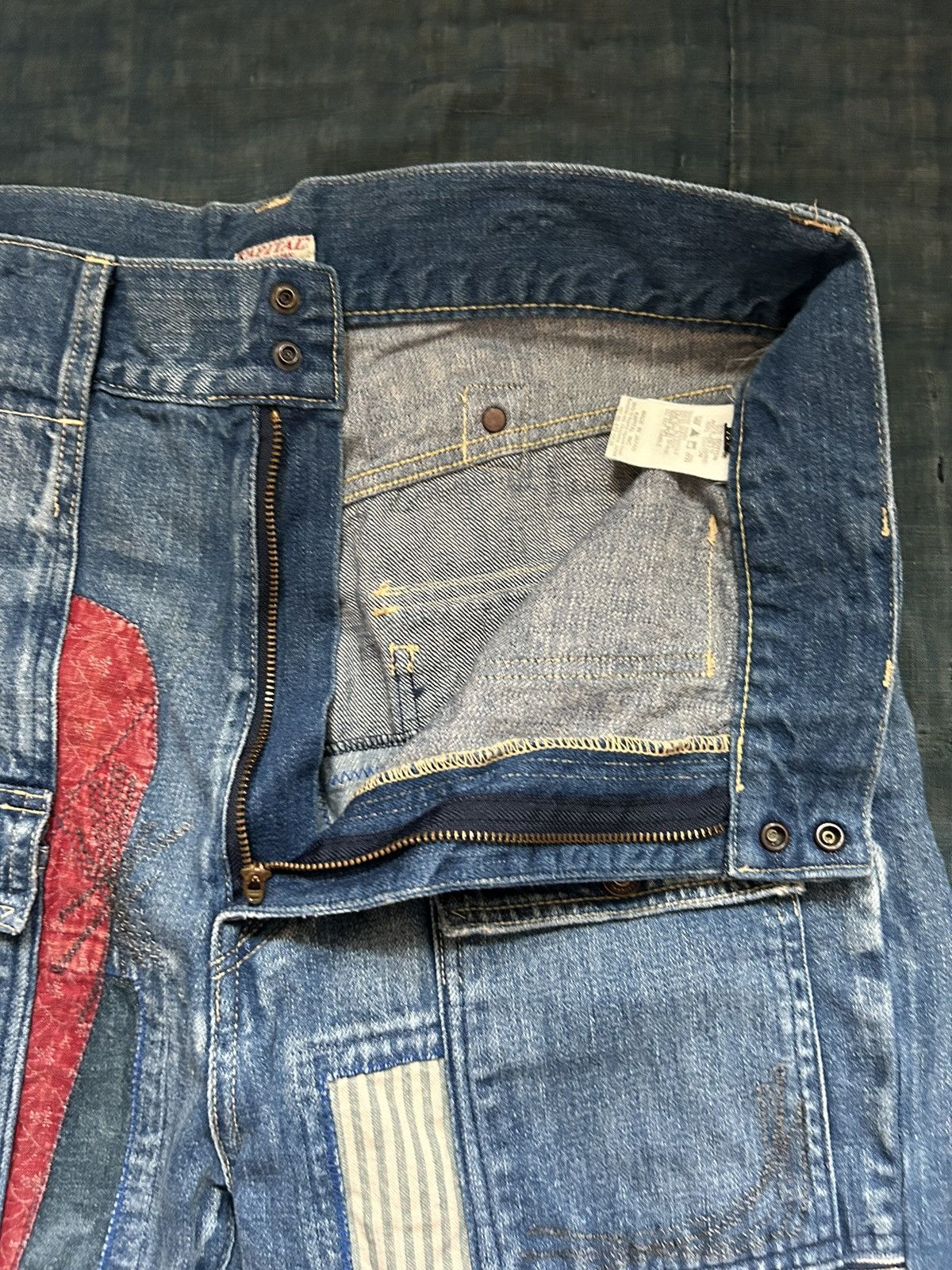 Kapital × Kapital Kountry Kapital patchwork denim Size US 34 / EU 50 - 4 Thumbnail