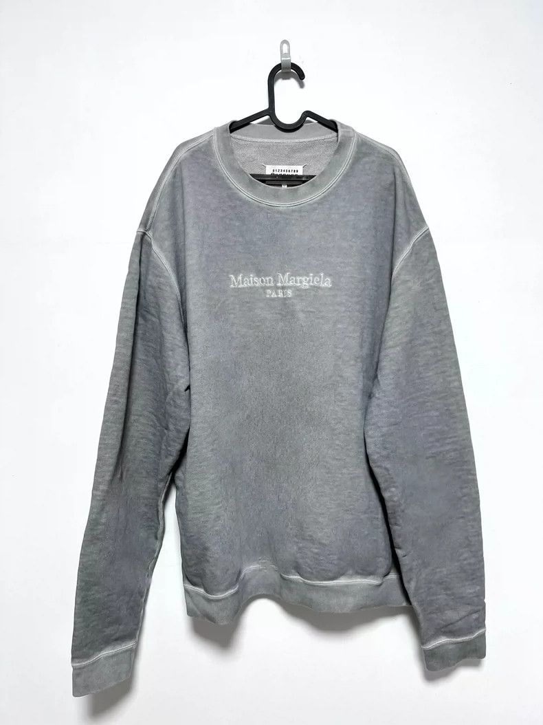 Maison Margiela Maison Margiela New washed logo sweatshirt Size US M / EU 48-50 / 2 - 1 Thumbnail