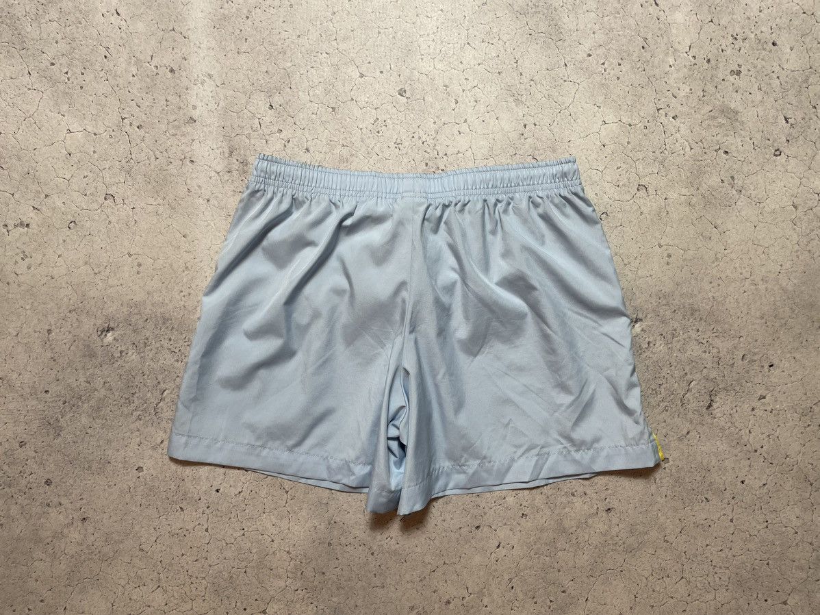 Nike × Vintage Vintage Blue Nylon Nike Drill Swoosh Shorts Size US 30 / EU 46 - 2 Thumbnail