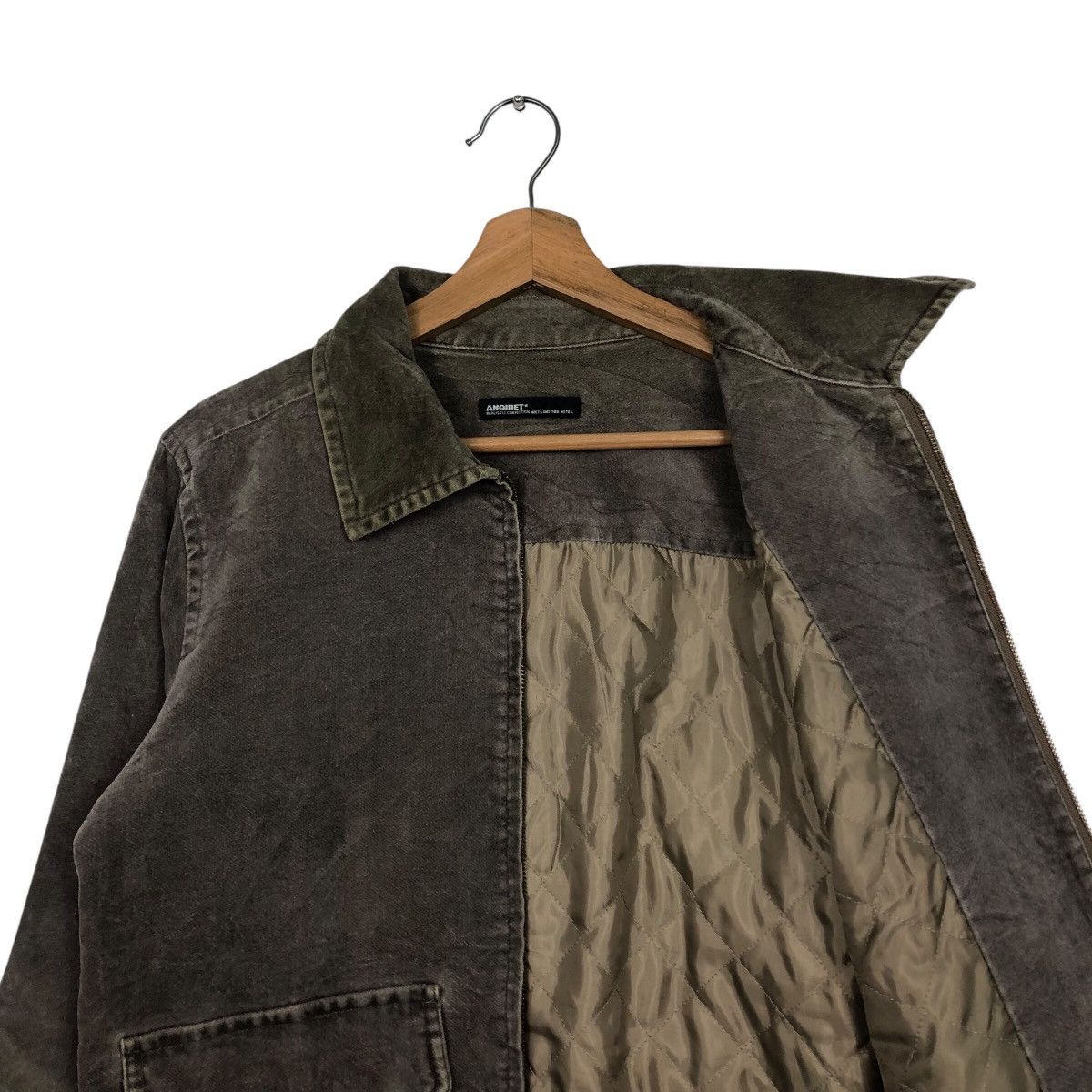 Japanese Brand 📌Vintage Biker Bomber Jacket Velvet Anquite Size US M / EU 48-50 / 2 - 13 Thumbnail