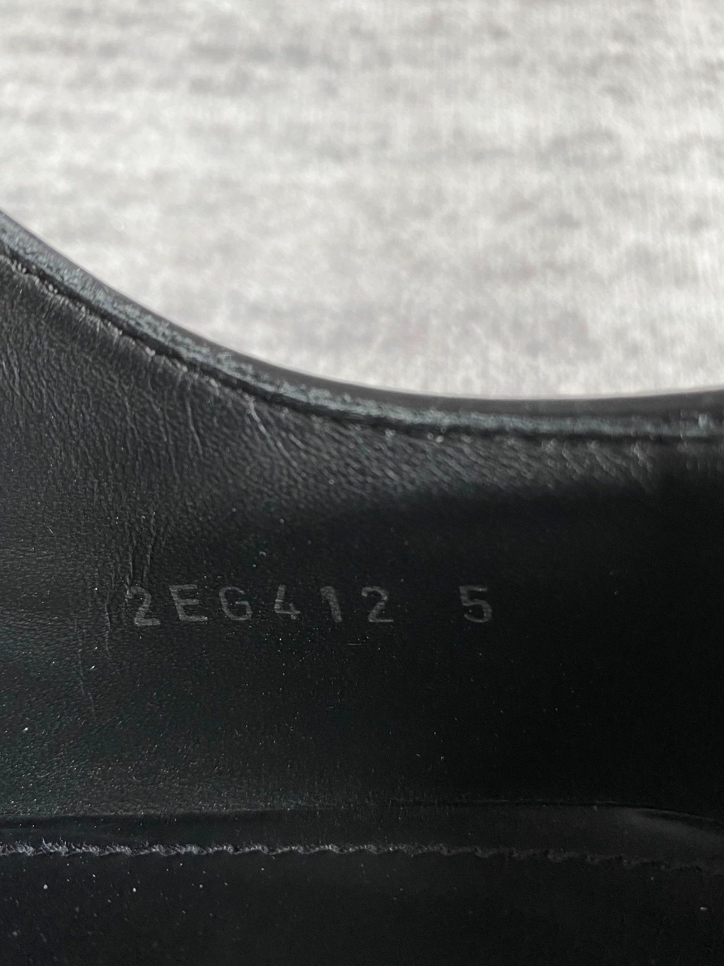 Prada Prada Square Toe Black Derby Shoes (39 UK5) Size US 6 / EU 39 - 7 Thumbnail