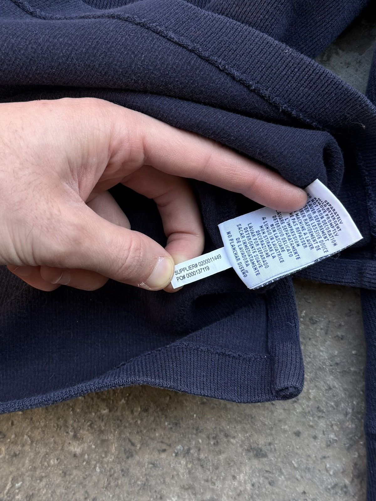 Polo Ralph Lauren Vintage Y2K Polo Ralph Lauren 1/4 Zip Navy Knit Hype Sweater Size US XXL / EU 58 / 5 - 6 Thumbnail