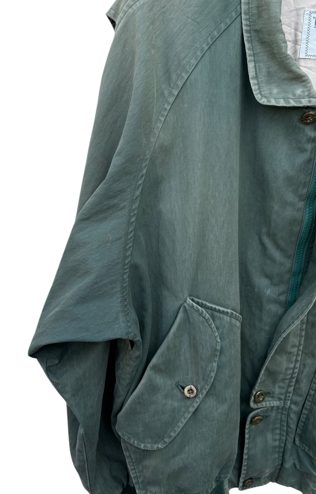 Burberry Vintage Burberry’s Thrashed Sun Faded Harrington Jacket Size US L / EU 52-54 / 3 - 5 Thumbnail
