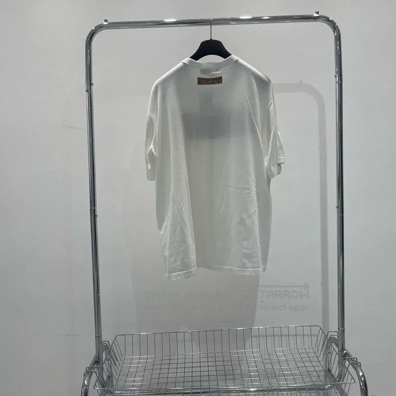 Louis Vuitton Louis Vuitton size 4l White intarsia knit short sleeves Size US M / EU 48-50 / 2 - 2 Thumbnail