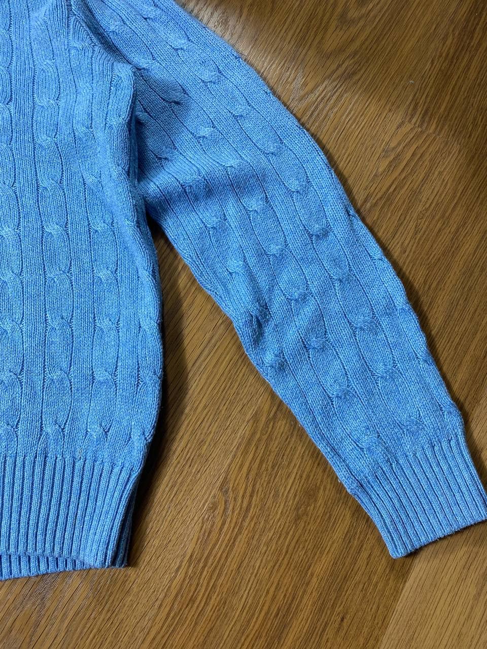 Polo Ralph Lauren POLO RALPH LAUREN Shawl Neck Cotton Sweater Size US M / EU 48-50 / 2 - 11 Thumbnail
