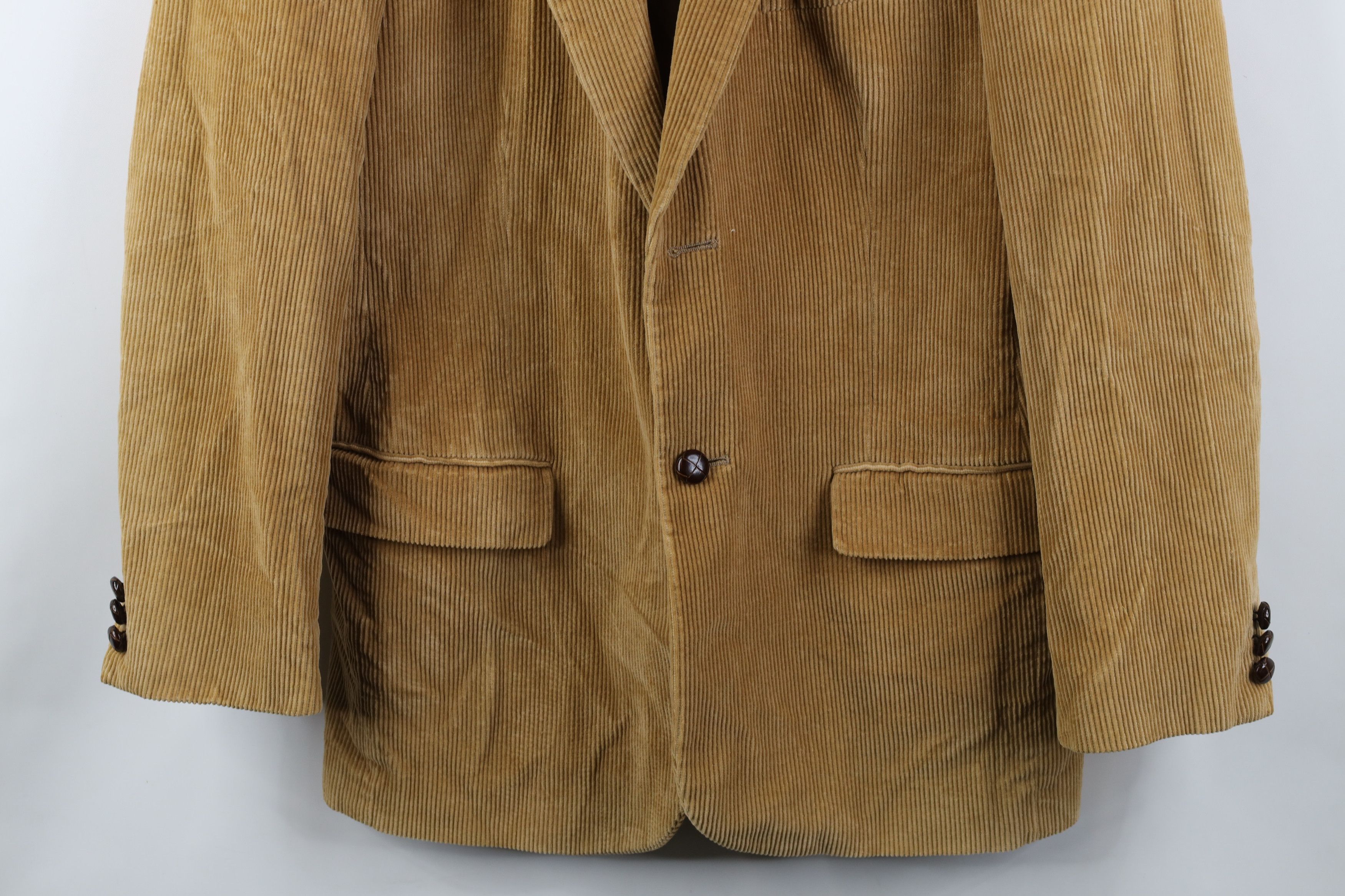 Vintage Vintage 90s Streetwear Corduroy Suit Coat Blazer Jacket Size US L / EU 52-54 / 3 - 3 Thumbnail