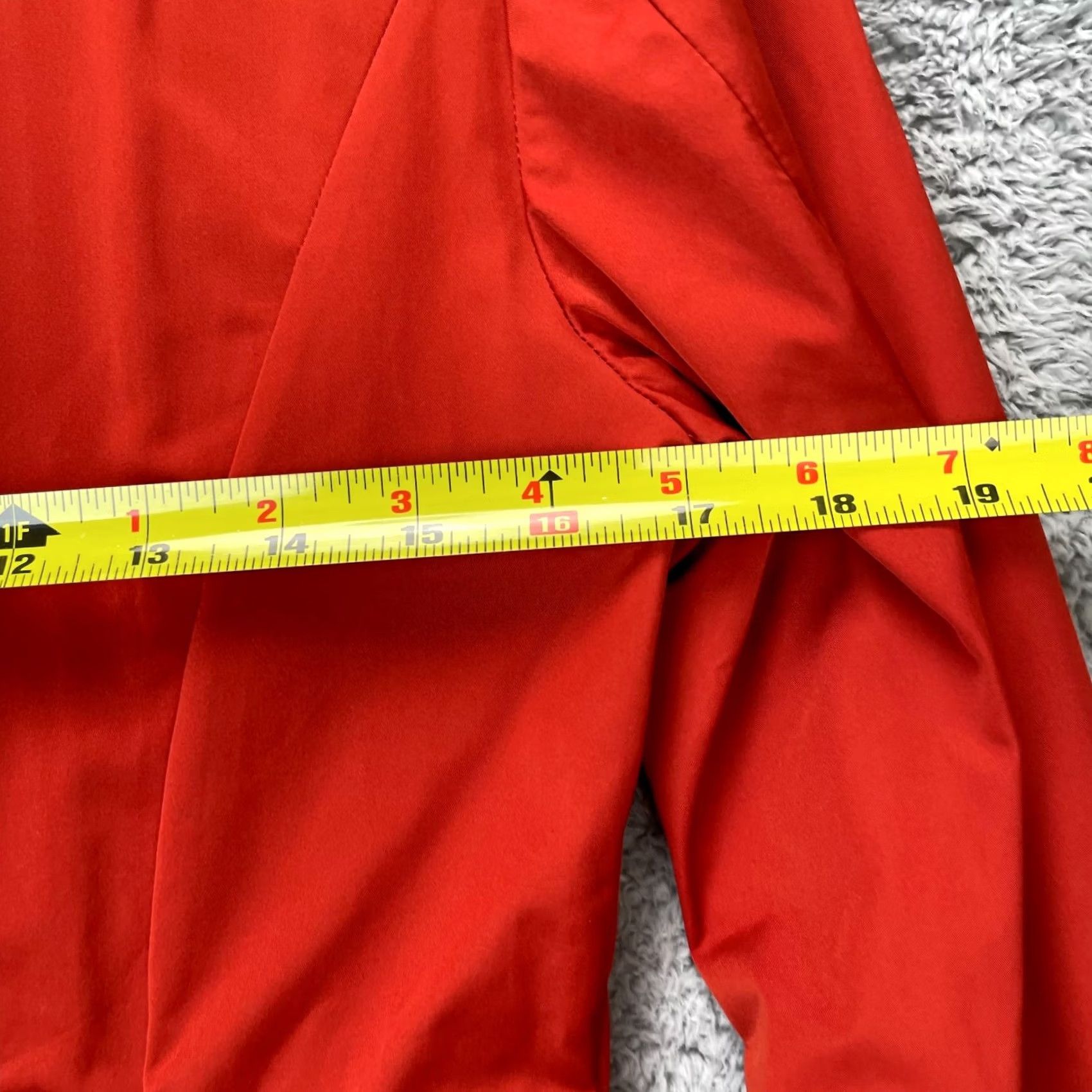 Vintage Rainforest Jacket Womens Small Red Packable Travel Coat Wrinkle Free Waterproof Size S / US 4 / IT 40 - 7 Thumbnail
