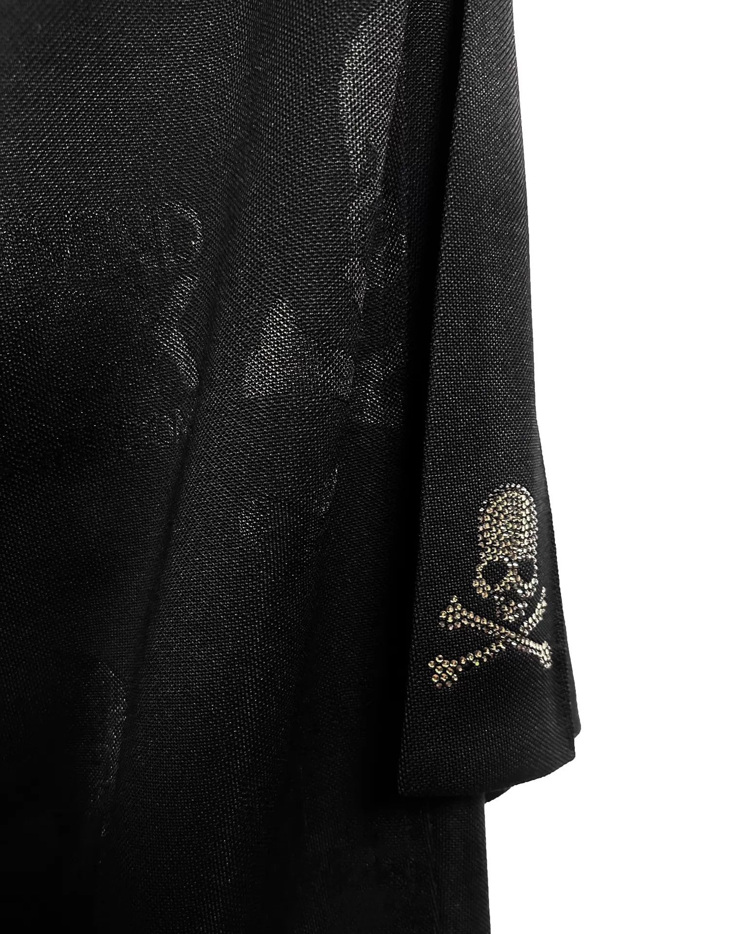 Comme des Garcons mmj x CDG BLACK SWAROVSKI skull hem skort L NWT Size US 34 / EU 50 - 6 Thumbnail