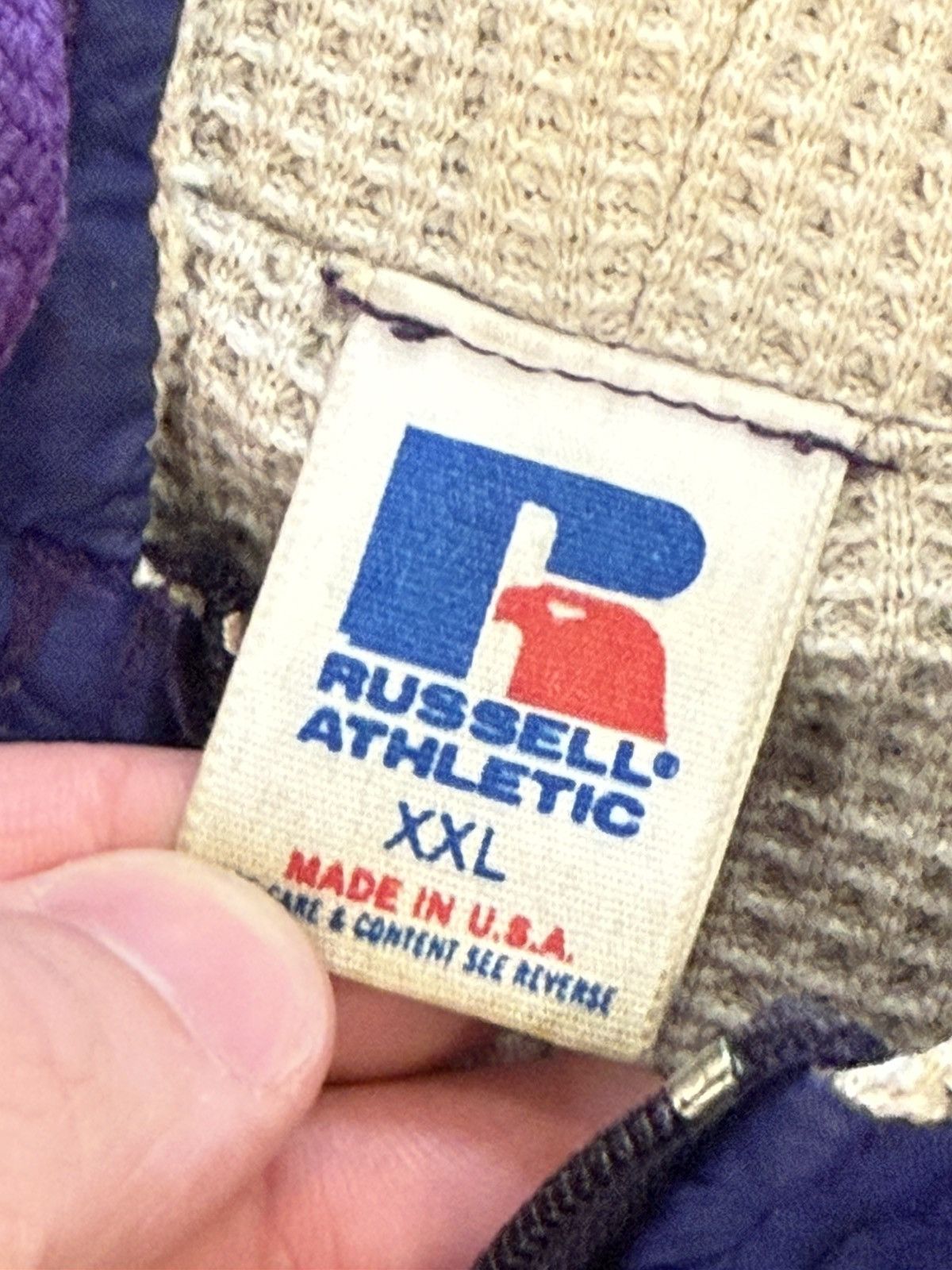 NCAA Vintage 90s Russell Athletic NCAA Washington Huskies Jacket Size US XXL / EU 58 / 5 - 4 Thumbnail