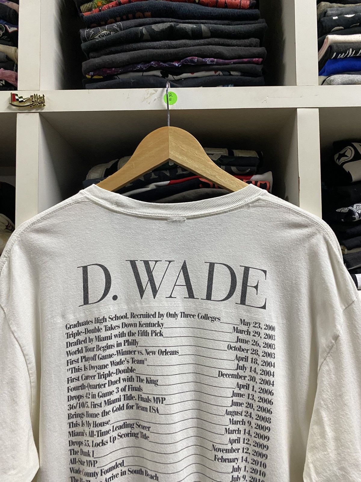 Band Tees × Rap Tees × Vintage D’Wade World Tour Tee Size US L / EU 52-54 / 3 - 12 Thumbnail
