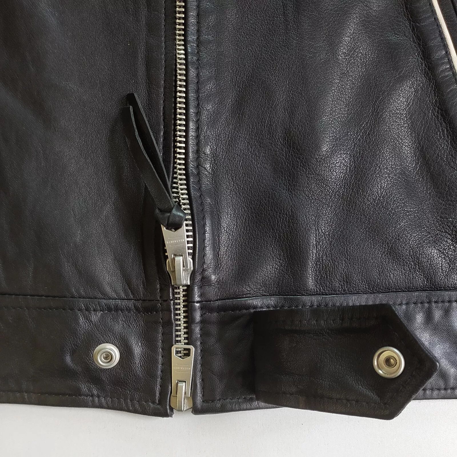 Allsaints ALLSAINTS Regis Leather Jacket FTP 9008 Size US L / EU 52-54 / 3 - 6 Thumbnail