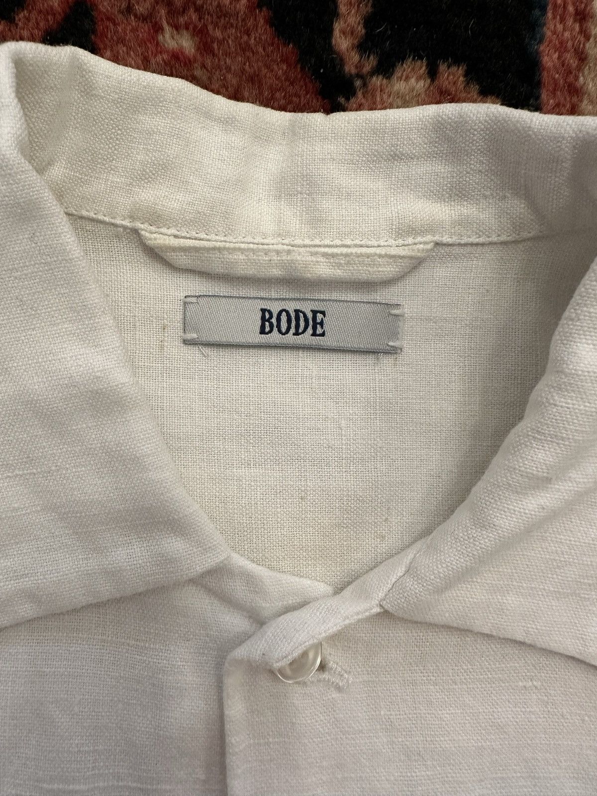 Bode Bode - 1/1 Linen Shirt - XS/S Size US XS / EU 42 / 0 - 3 Thumbnail