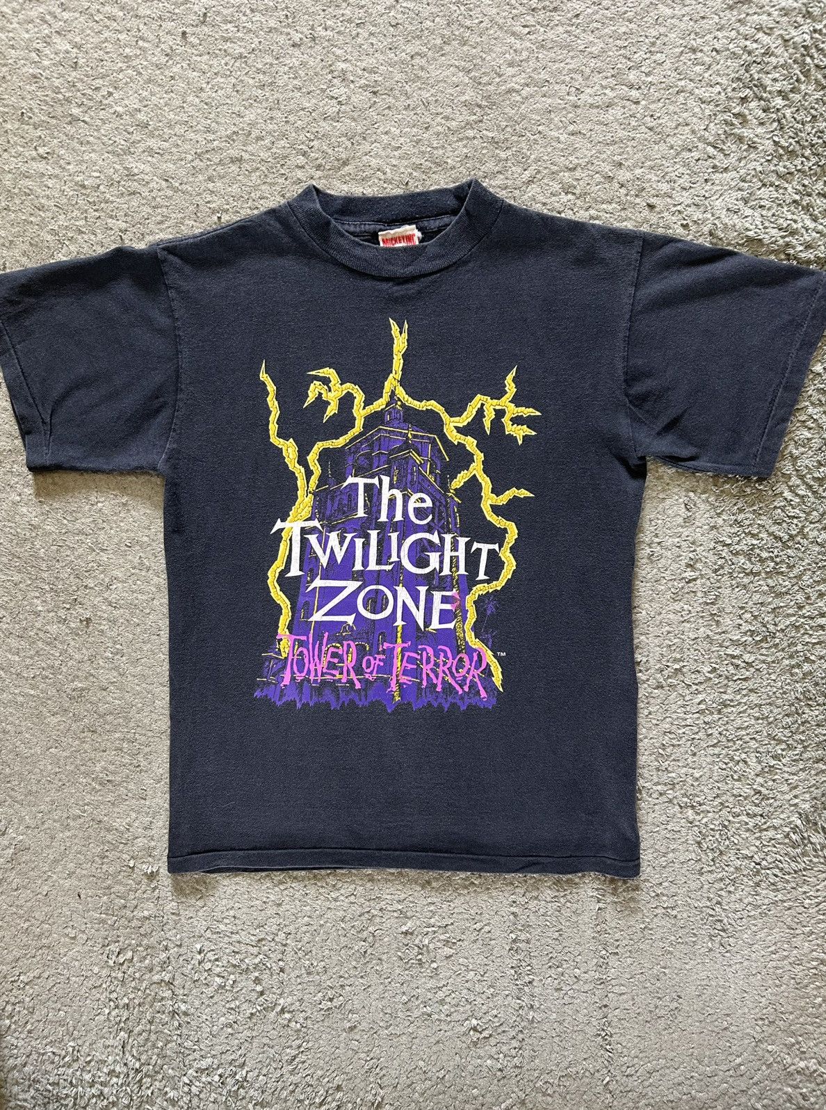 Disney Vintage 90s The Twilight Zone Tower Of Terror Disney T Shirt Size US S / EU 44-46 / 1 - 1 Thumbnail