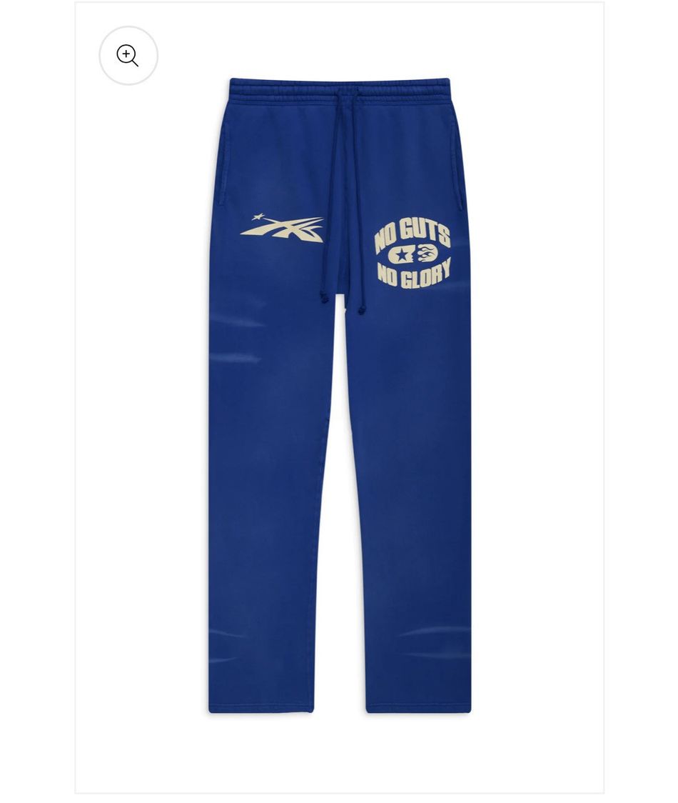 HELLSTAR NO GUTS NO GLORY SWEATPANTS BLUE