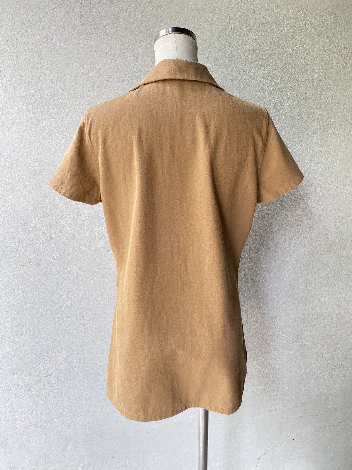 Jil Sander JILSANDER Minimalist Beige Polo Dress Size XS / US 0-2 / IT 36-38 - 4 Thumbnail