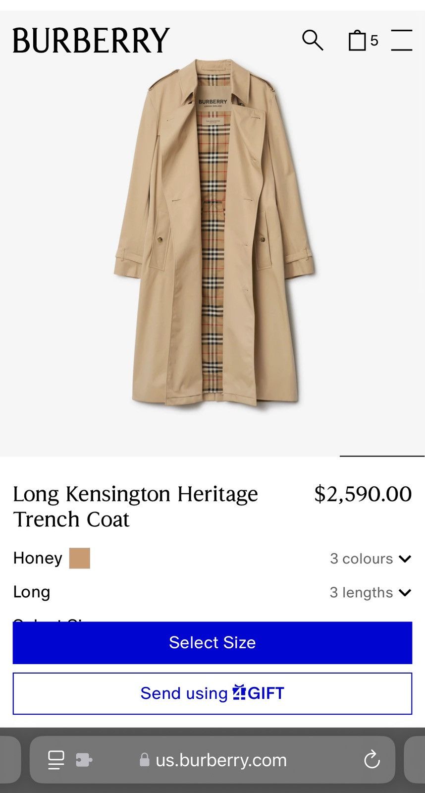 Burberry Burberrys Tan Trench Coach Size XL (42 Long) Size US XL / EU 56 / 4 - 1 Thumbnail