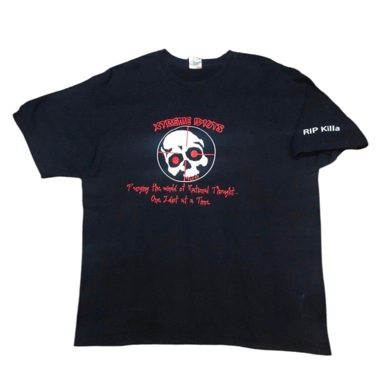 Vintage VINTAGE Y2K XTREME IDIOTS TEE Size US XL / EU 56 / 4 - 2 Thumbnail