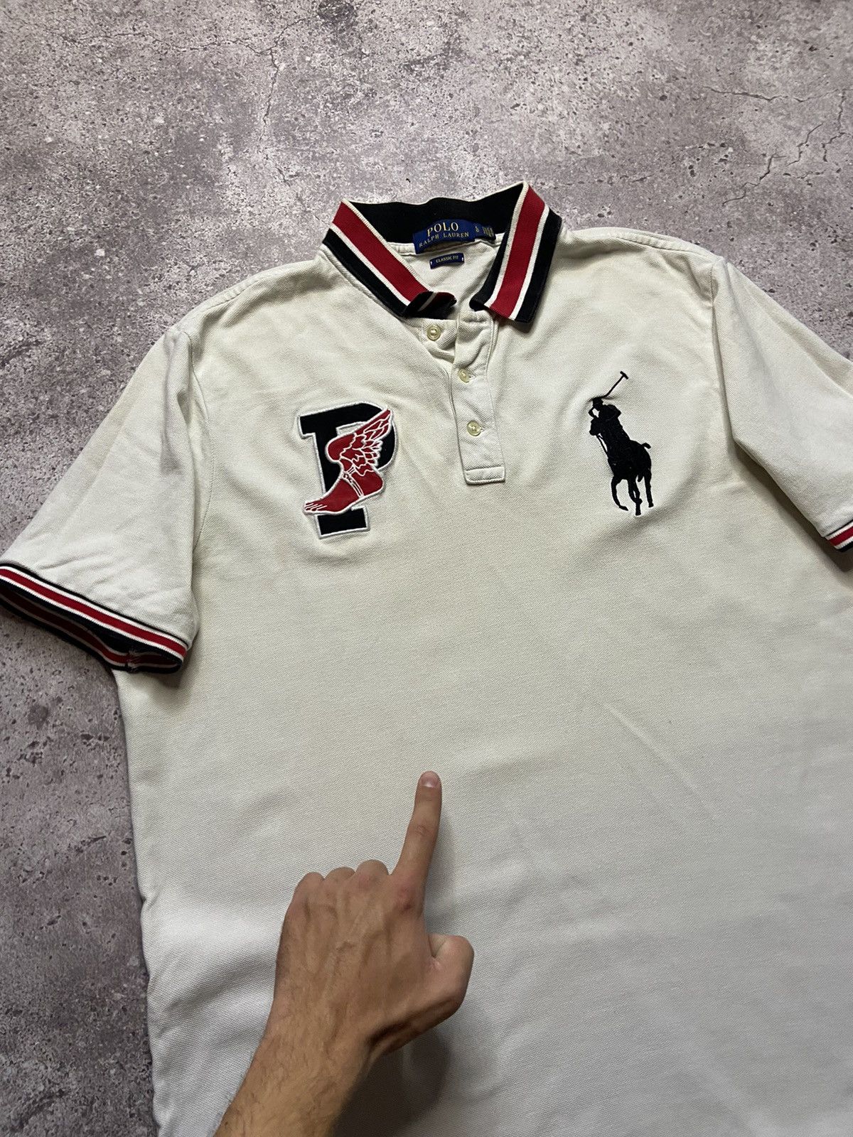 Polo Ralph Lauren × Vintage Polo Ralph Lauren Big Horse Pony Tee Size US L / EU 52-54 / 3 - 2 Thumbnail