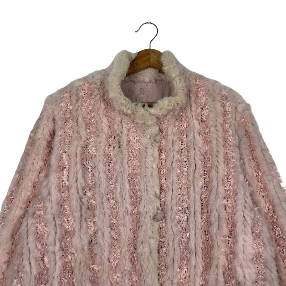 Balmain Balmain Paris Rabbit Fur Silk Reversible Jacket Size L / US 10 / IT 46 - 2 Thumbnail
