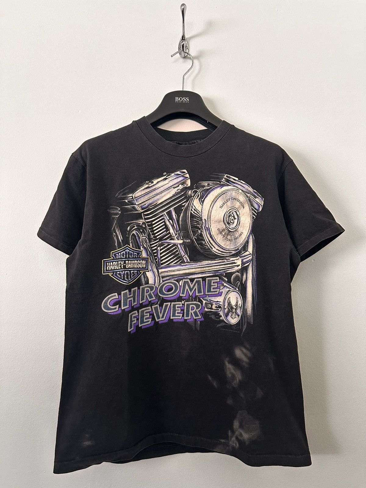 シ*ト様 90's～Harley-Davidson Chrome Fever T Chrome Fever 90's Harley Davidson Vintage