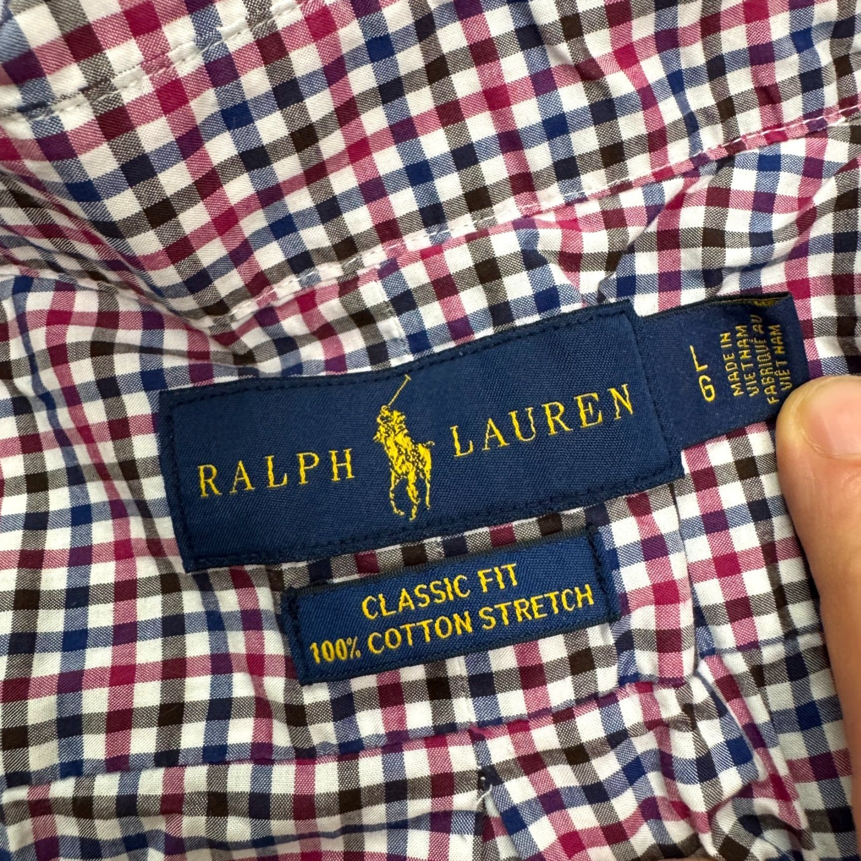 Ralph Lauren Ralph Lauren Button-Down Shirt Men Large Plaid Cotton Classic Fit Multicolor Casual Workwear 90s Concert Preppy Mens Size US L / EU 52-54 / 3 - 5 Thumbnail