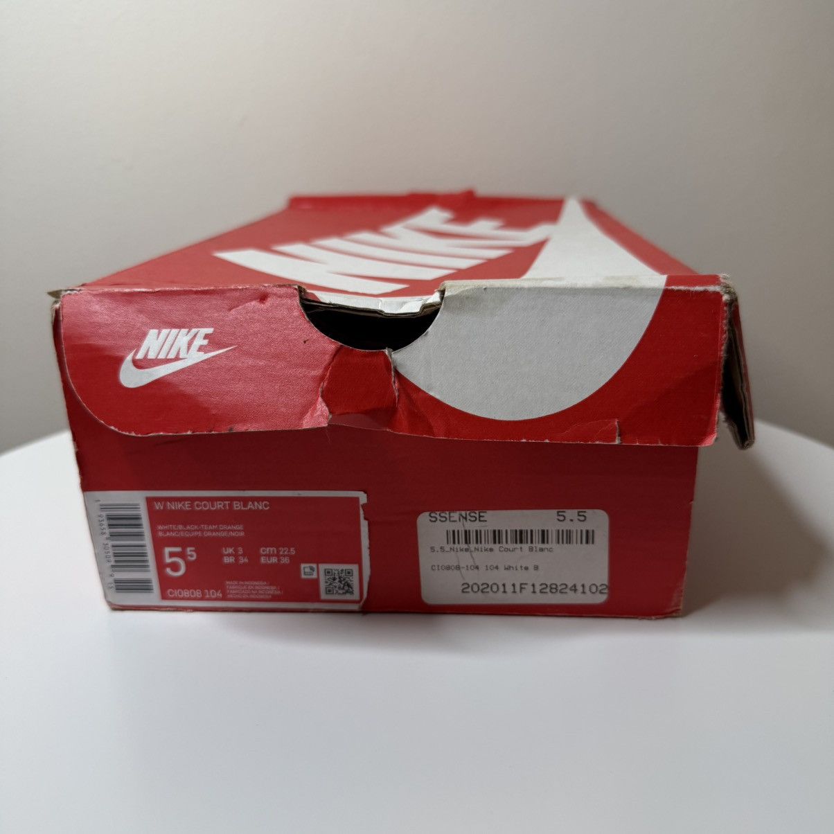 Nike Nike Blazer Mid ’77 / DIMSIX Edition White Pink DC1746-107 Size US 6 / IT 36 - 13 Thumbnail
